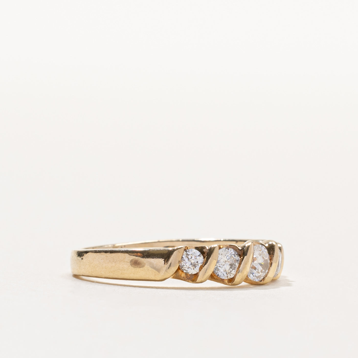 14k Five Stone Diamond Band | 0.52ctw | SZ 8
