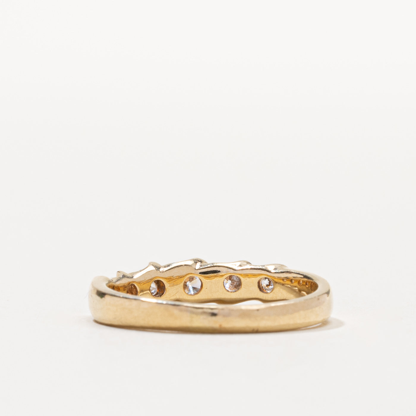 14k Five Stone Diamond Band | 0.52ctw | SZ 8