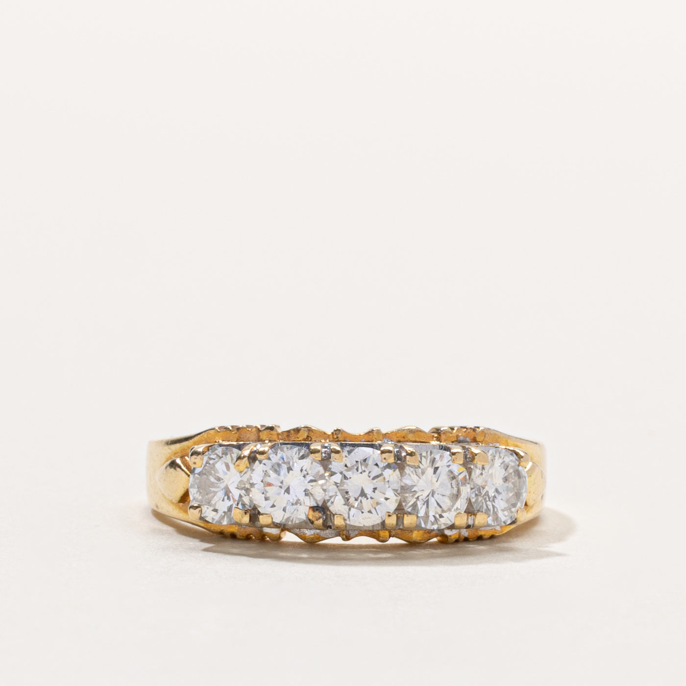14k Five Stone Diamond Ring | 0.20ct | SZ 5.75