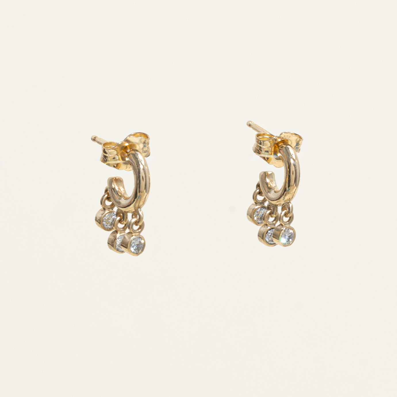 '100 Ways' 14k Diamond Dangle Earrings | 0.20ctw