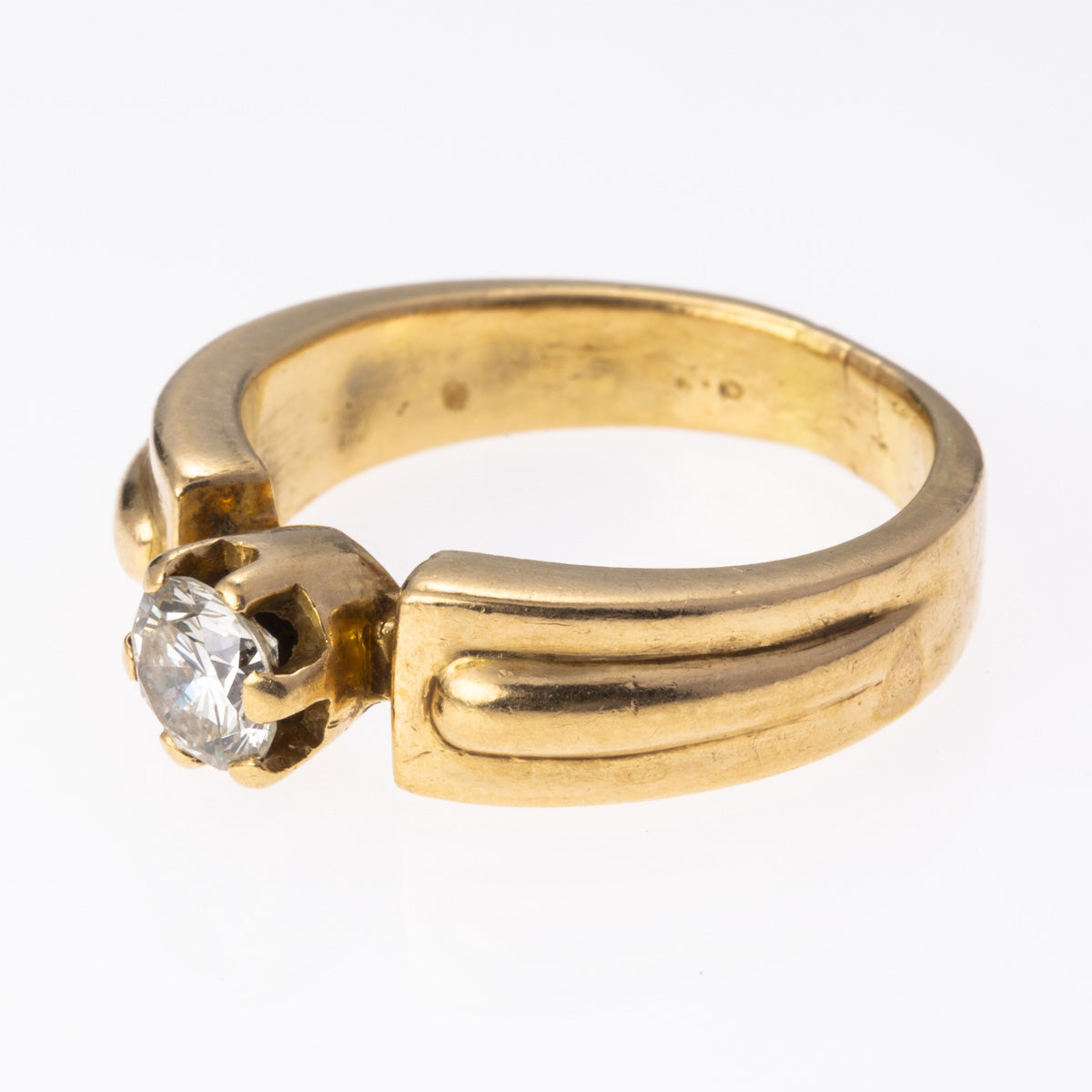 18K Yellow Gold Diamond Ring | 0.53 ct | SZ 7  |