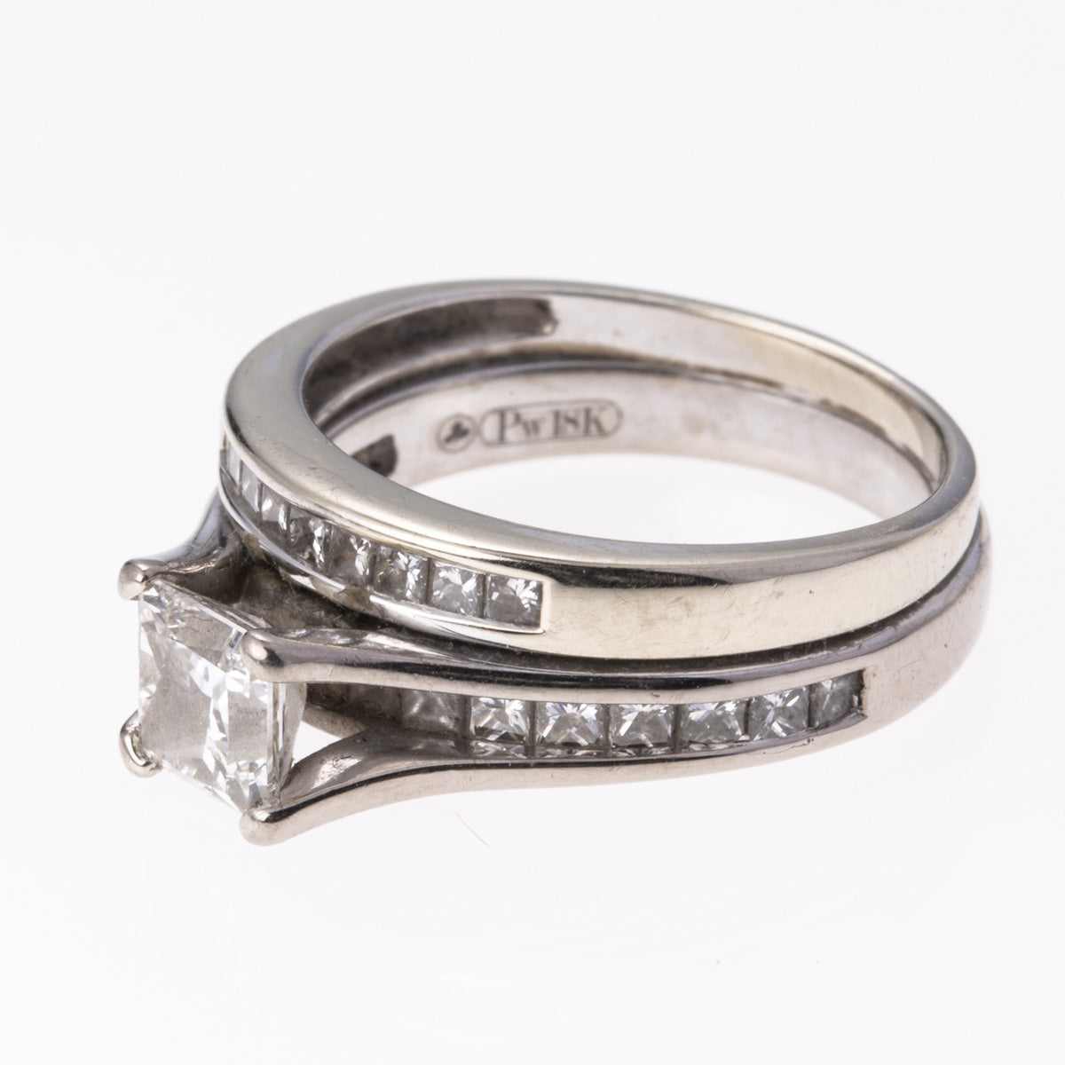 Palladium and 18K White Gold Jubilee Canadian Diamond Ring | 1.33 ctw | SZ 4.25 |