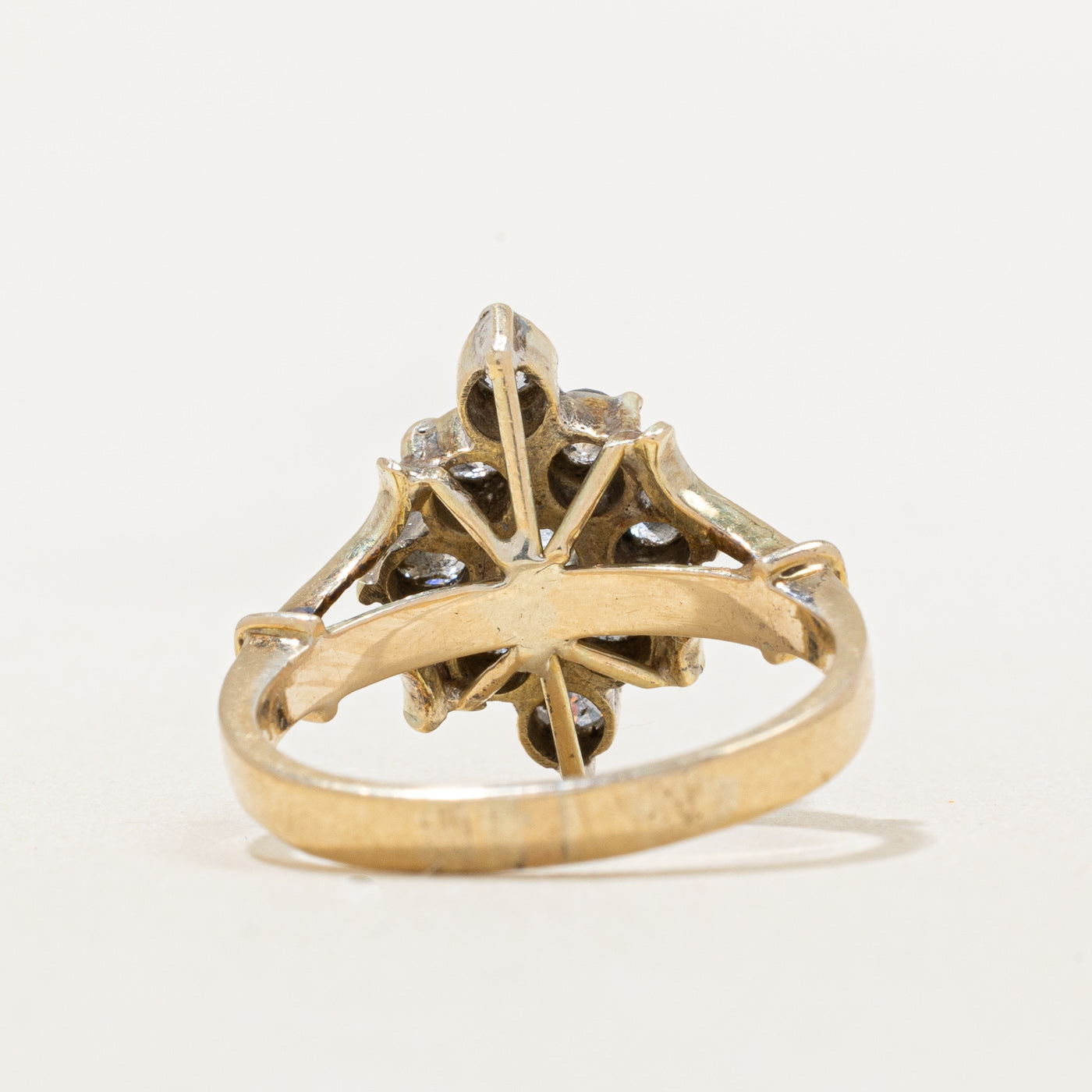 Antique Diamond Cluster Ring | 0.72ctw | SZ 5.25 |