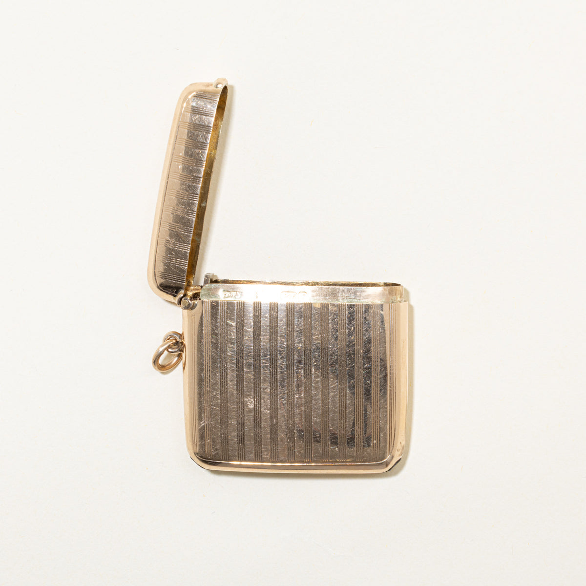 1911 Chester 9k Engraved Matchbox Holder with Striker