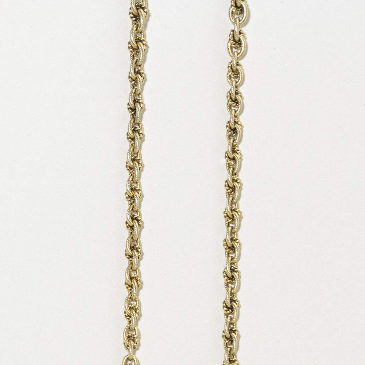 14k Modified Ornate Cable Link Chain | 16"