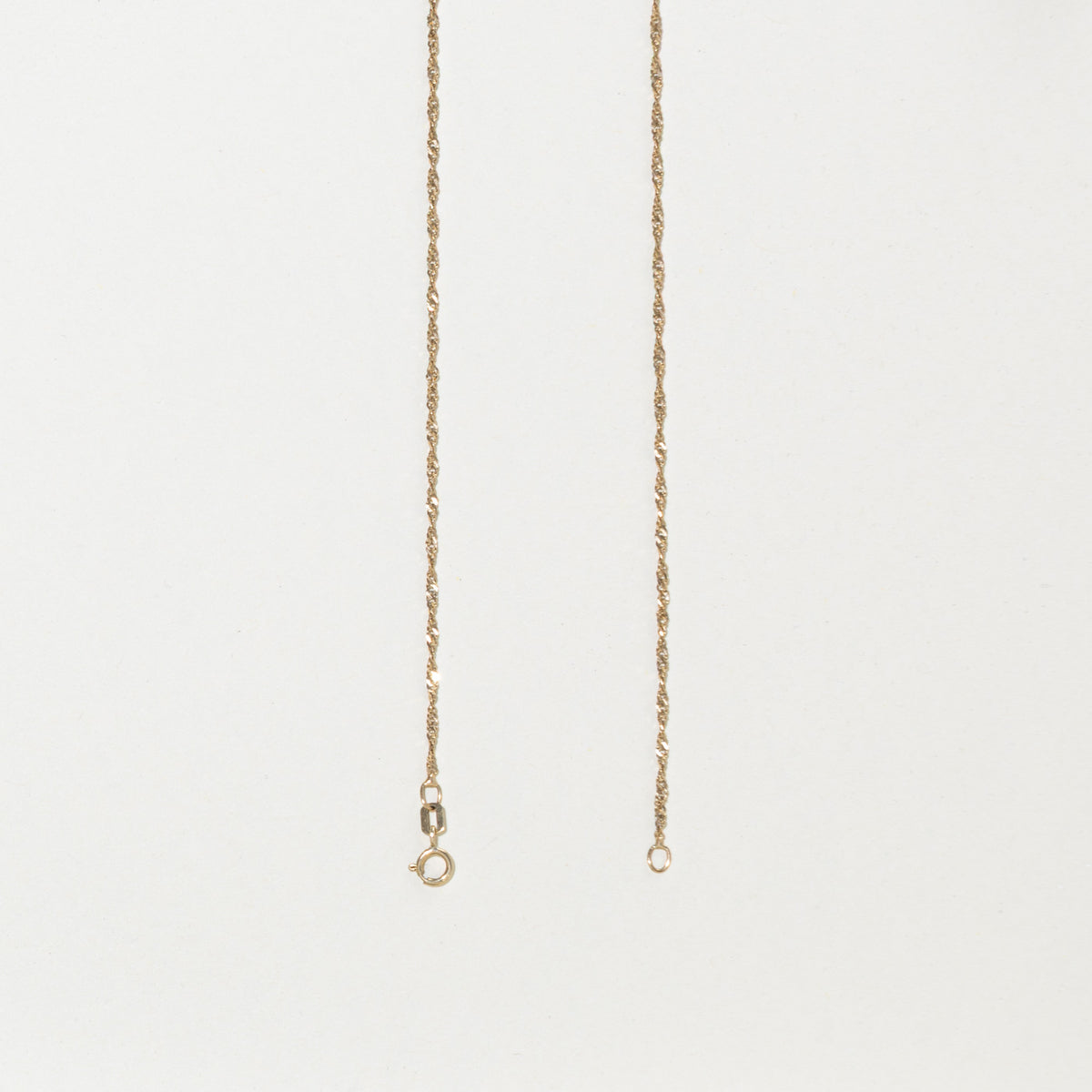 10k Yellow Gold Singapore Chain | 1.5mm | 20"