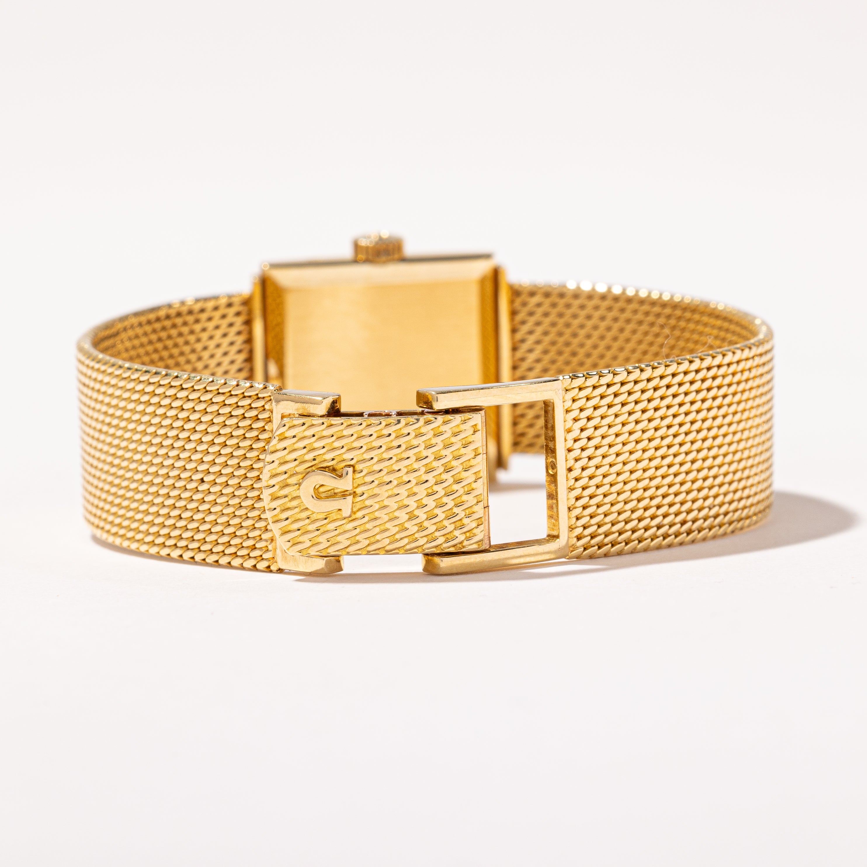 'Omega' 1960s Woven Gold Watch | 6.5" |
