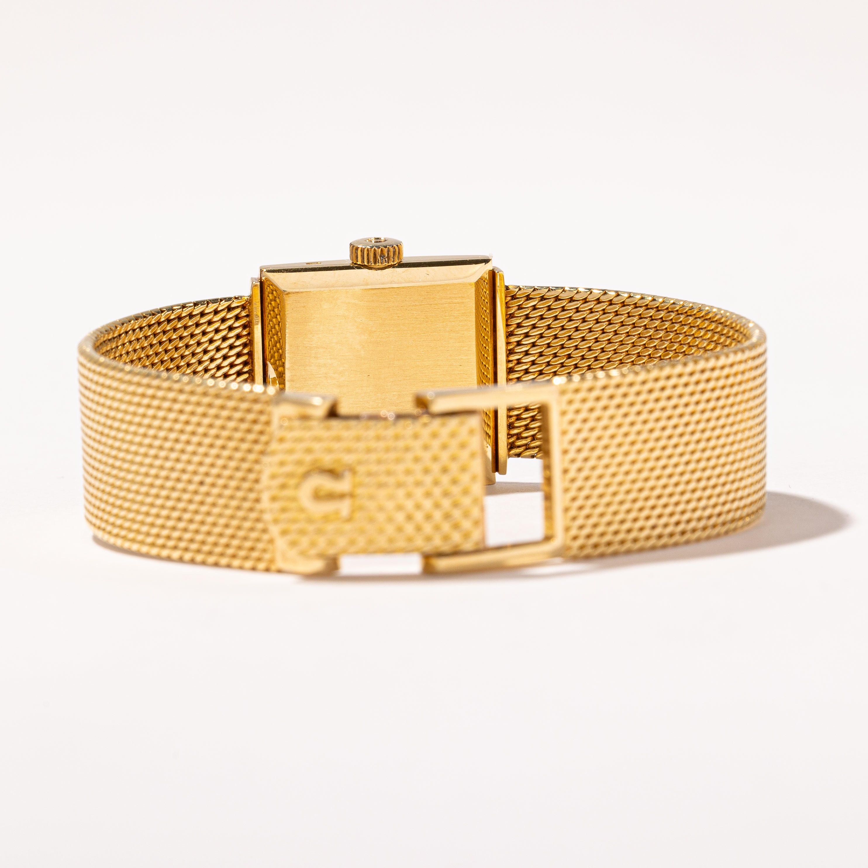 'Omega' 1960s Woven Gold Watch | 6.5" |