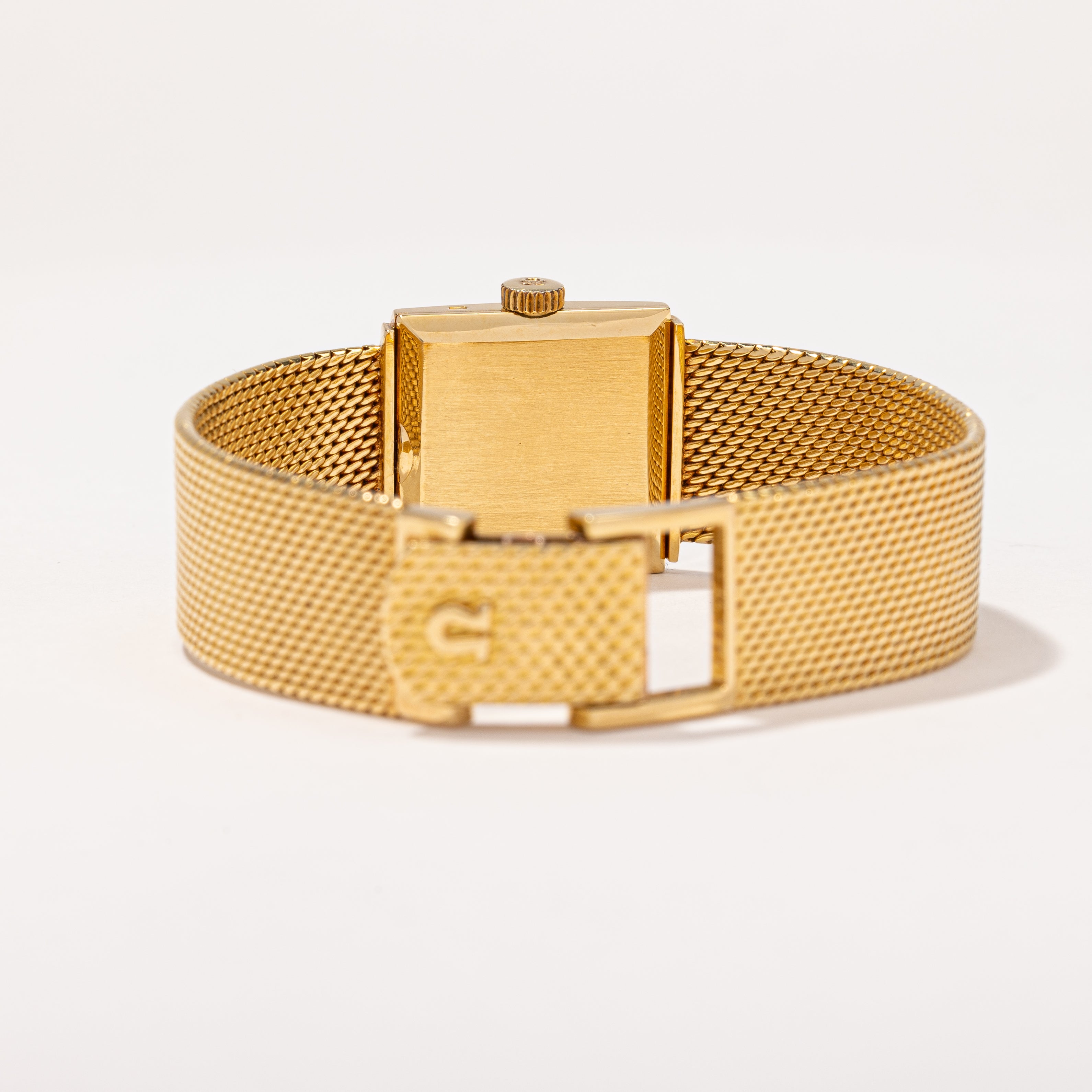'Omega' 1960s Woven Gold Watch | 6.5" |
