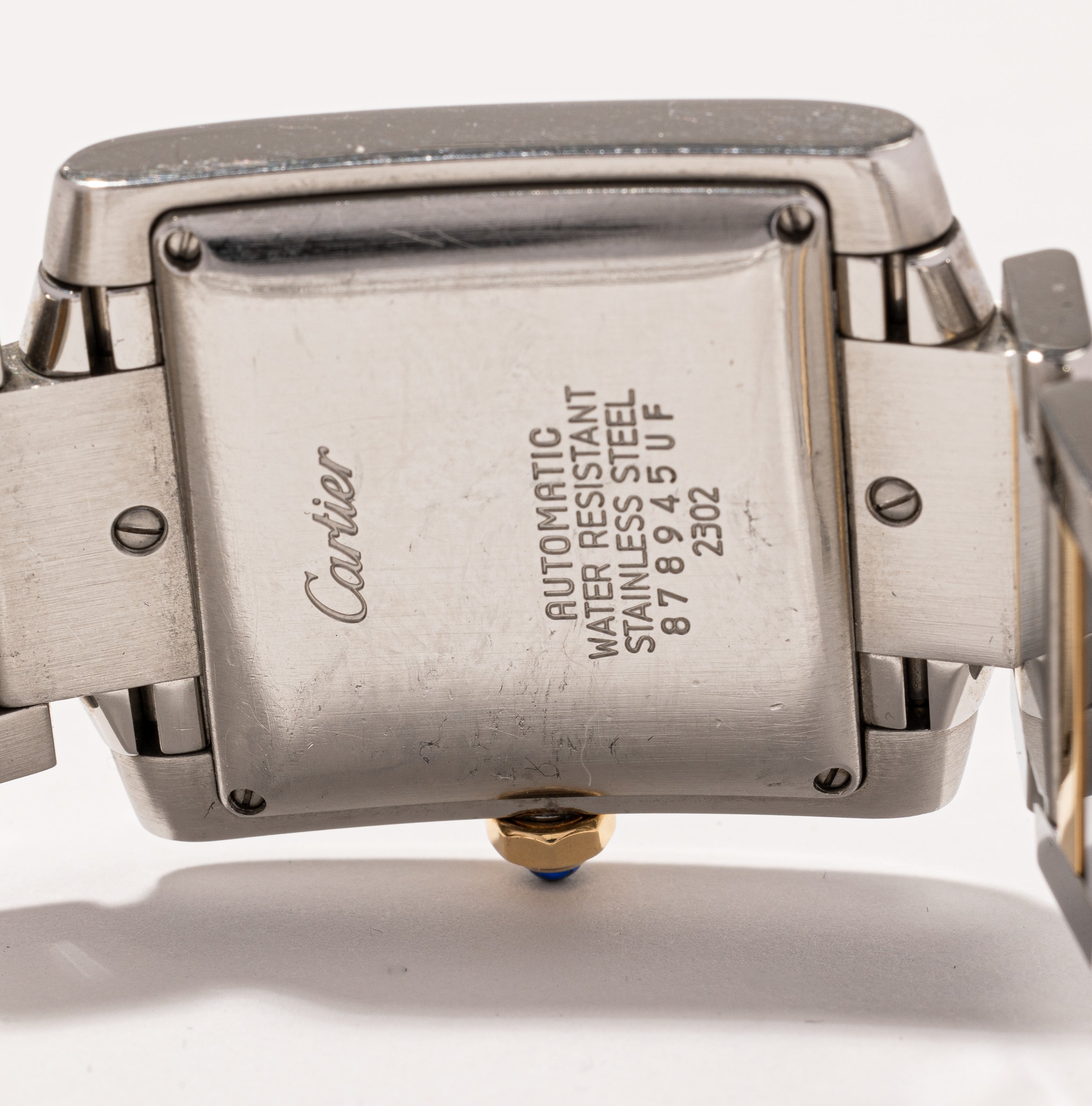 'Cartier' Tank Francaise 2302 Watch | 18k Yellow Gold and Stainless Steel |
