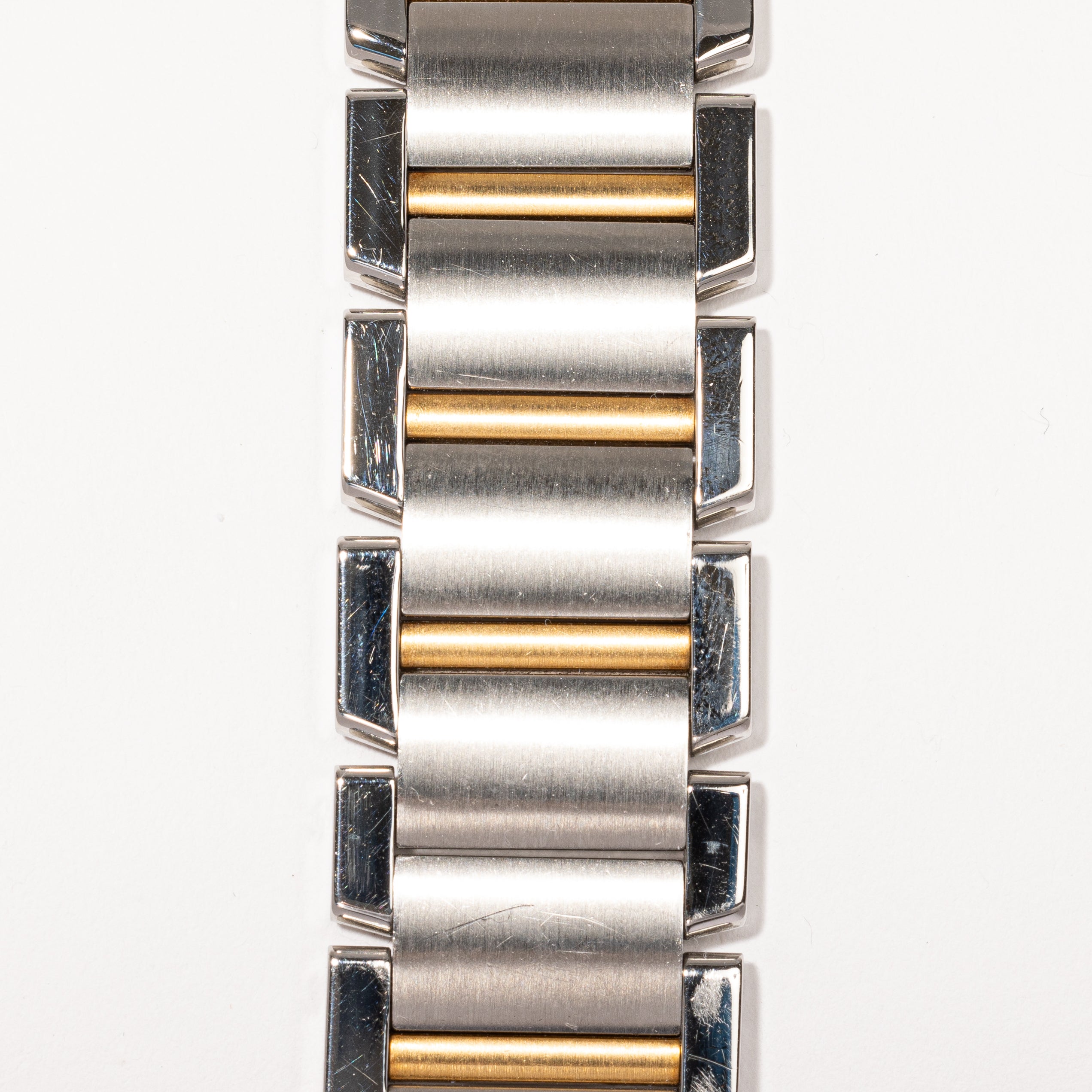 'Cartier' Tank Francaise 2302 Watch | 18k Yellow Gold and Stainless Steel |