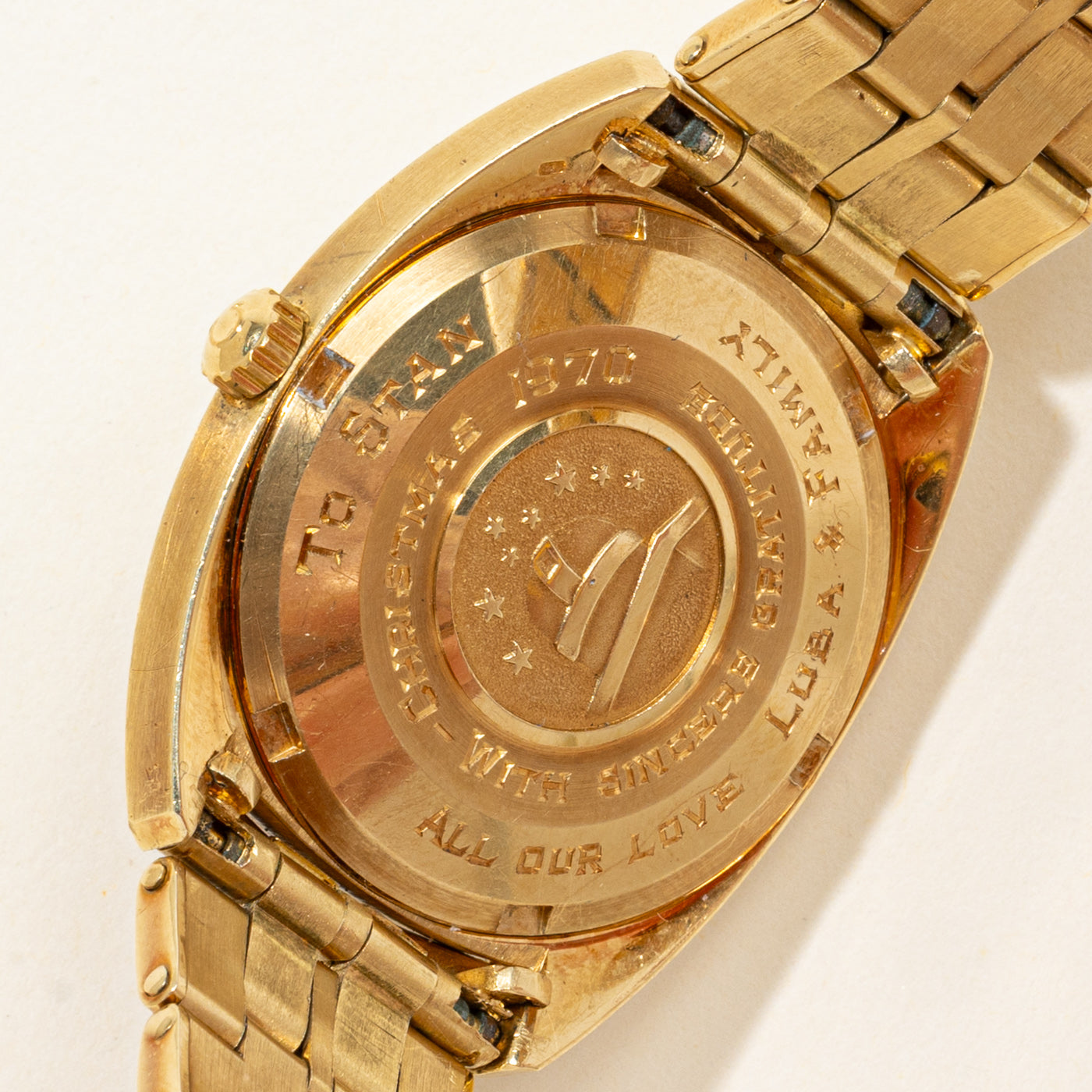 'Omega' 1968 18k Yellow Gold Constellation 168.019 Watch | 7" |