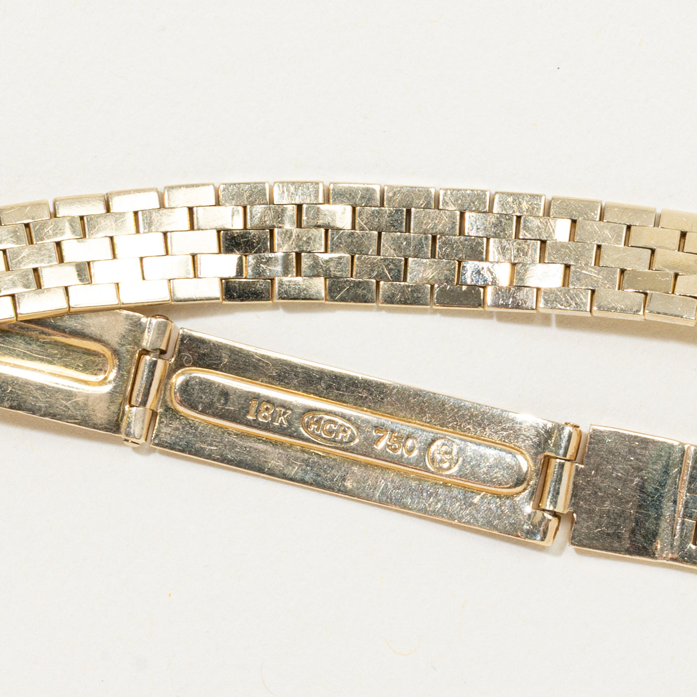 'Rolex' Vintage 18k Yellow Gold Precision Watch | 6.5" |