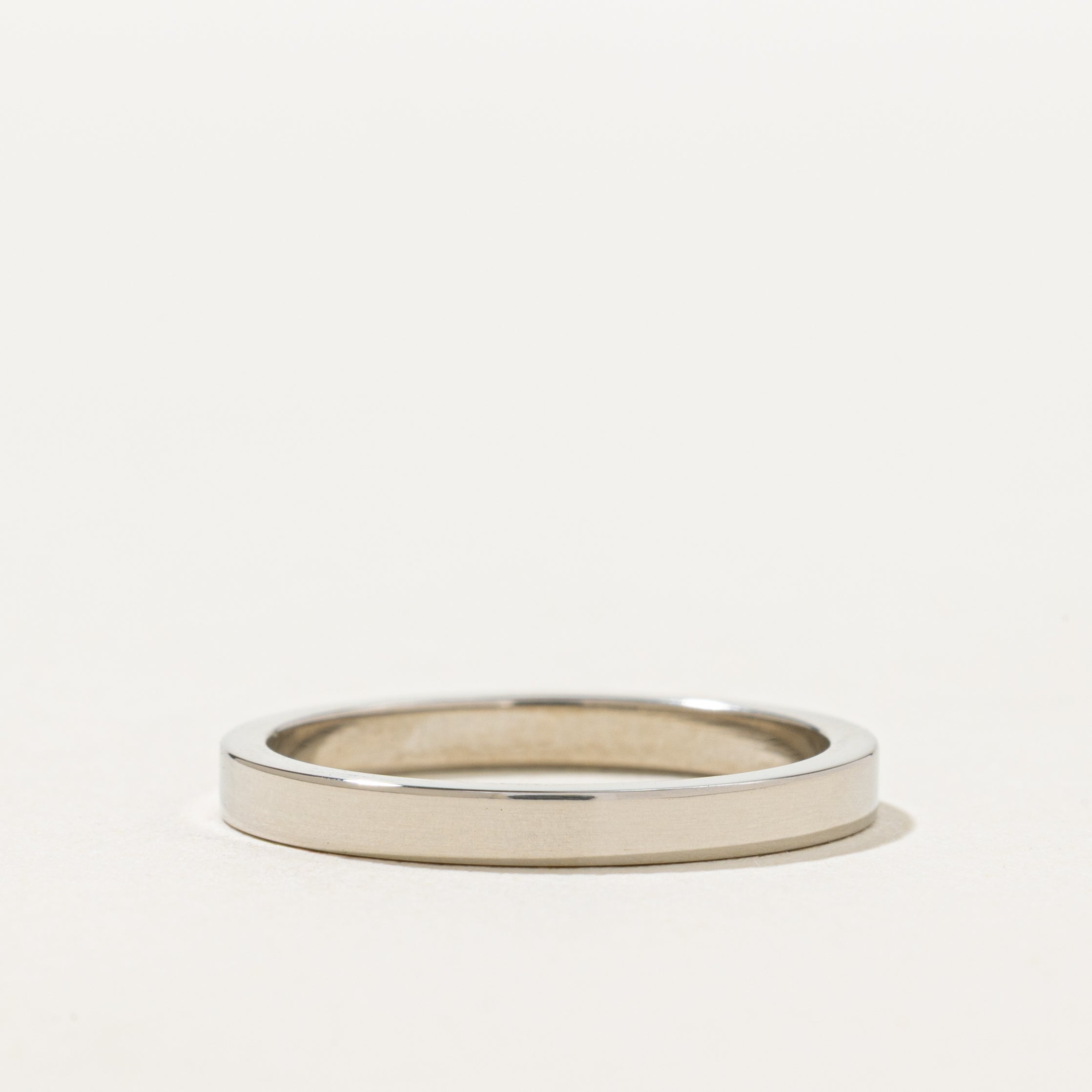 '100 Ways' Simple Rectangular Gold Band | 2.00mm | Various Sizes