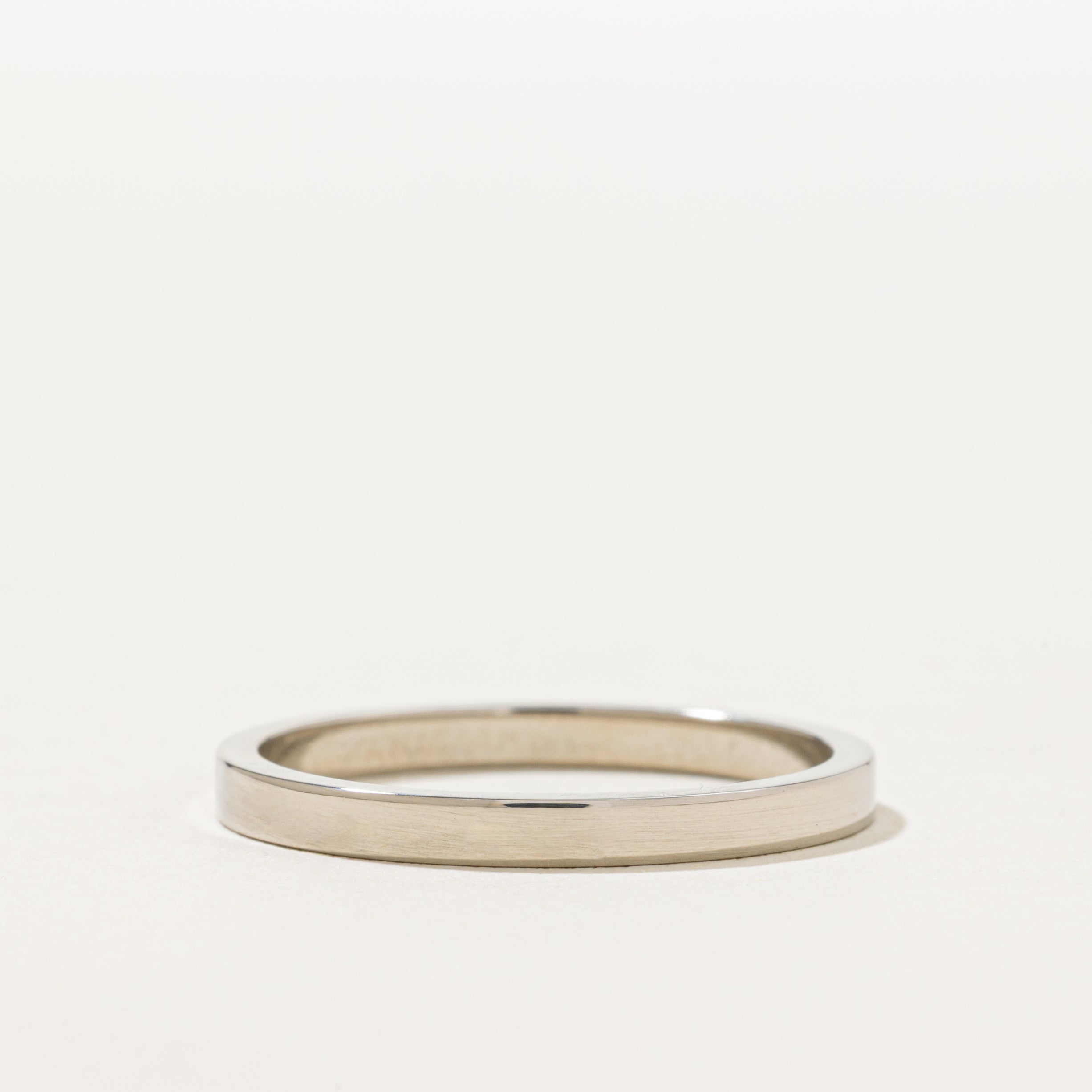 '100 Ways' Simple Rectangular Gold Band | 2.00mm | Various Sizes
