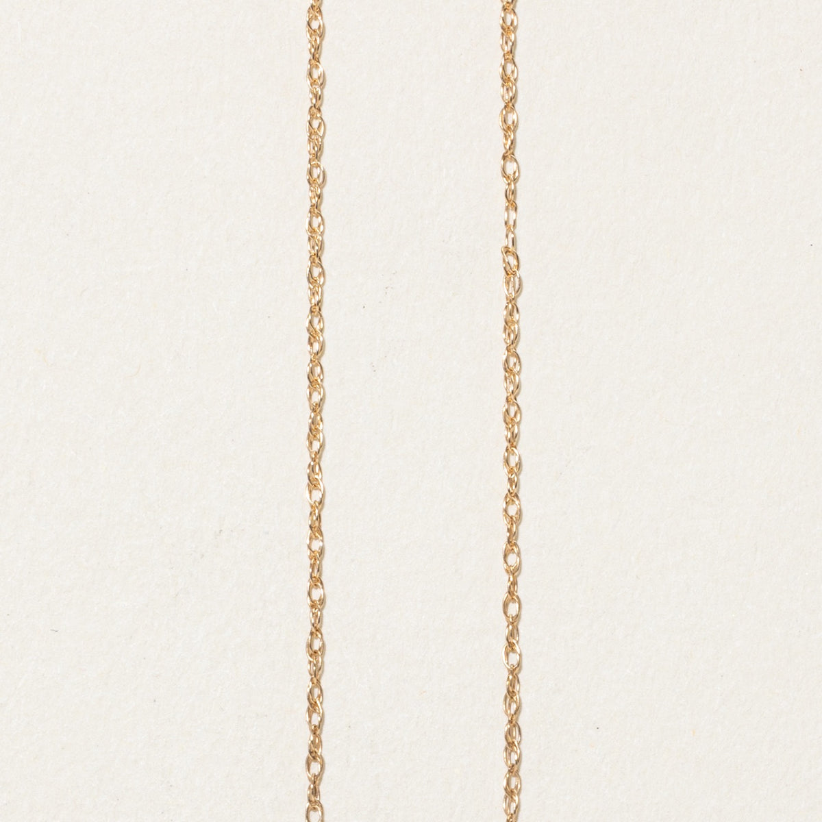 14k Scattered Diamond Floral Ribbon Pendant Necklace | 16"