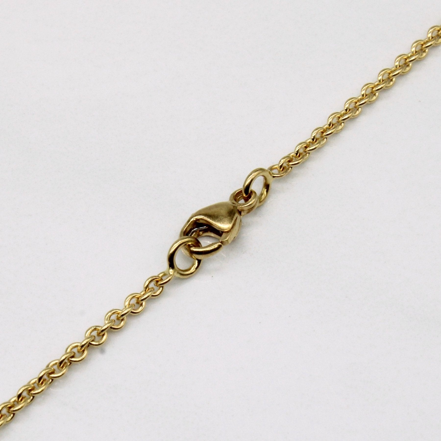 'Alex Sepkus' Pathway Pendant Sapphire & Diamond 18k Necklace | 0.32ctw, 0.09ctw | 18" | - 100 Ways