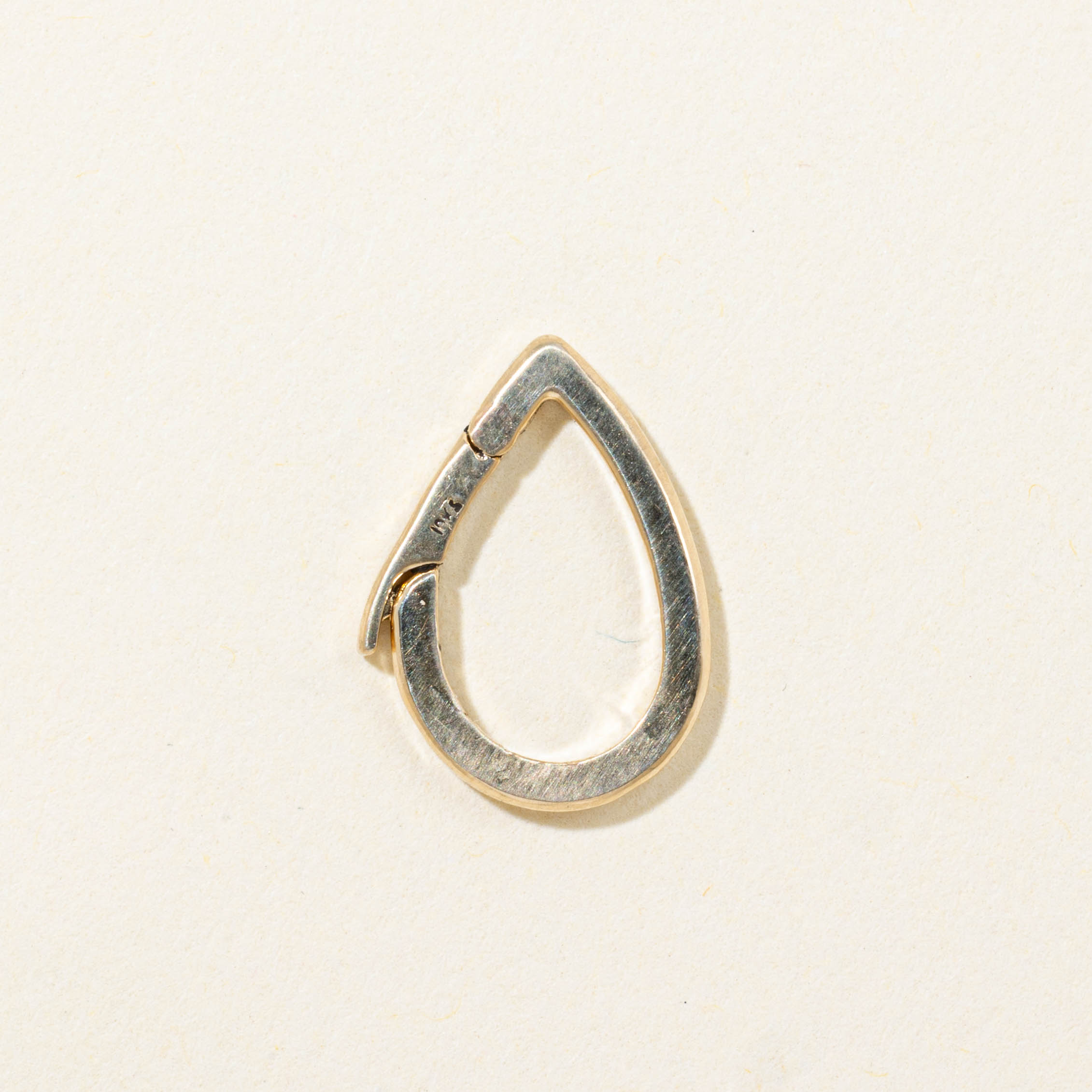 '100 Ways' Yellow Gold Pear Charm Clasp | Options Available