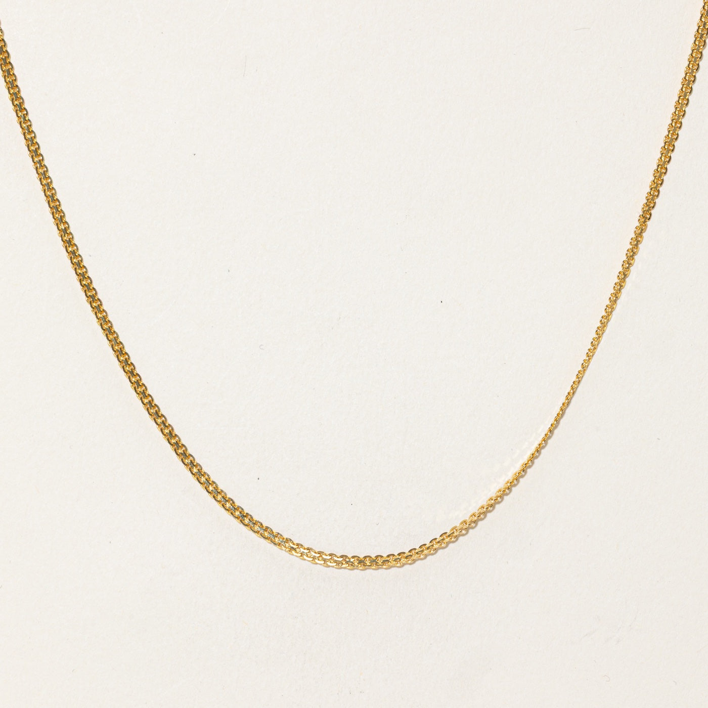 18k Two Tone Accent Diamond Bolo-Style Necklace | 26"