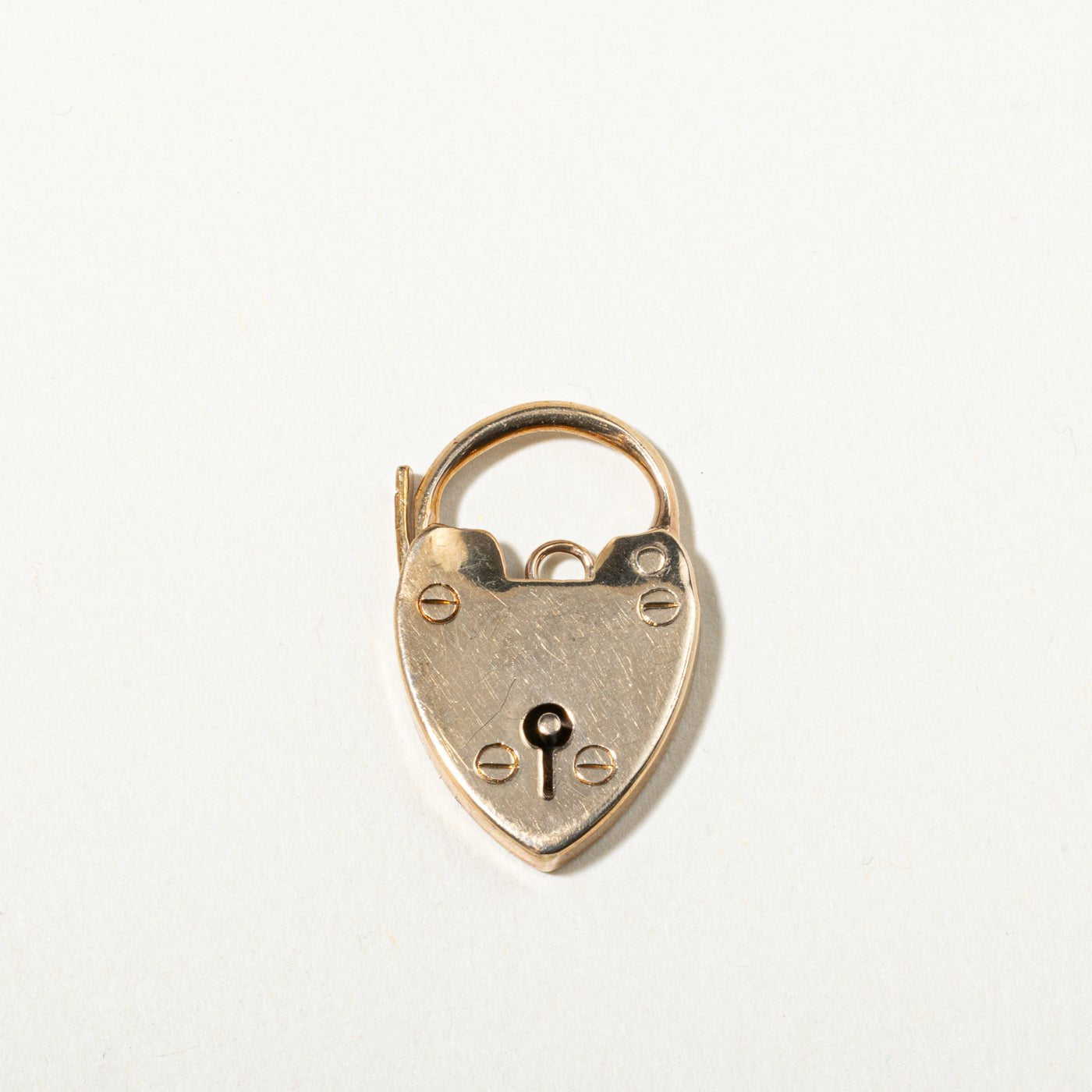9k Yellow Gold Padlock Charm