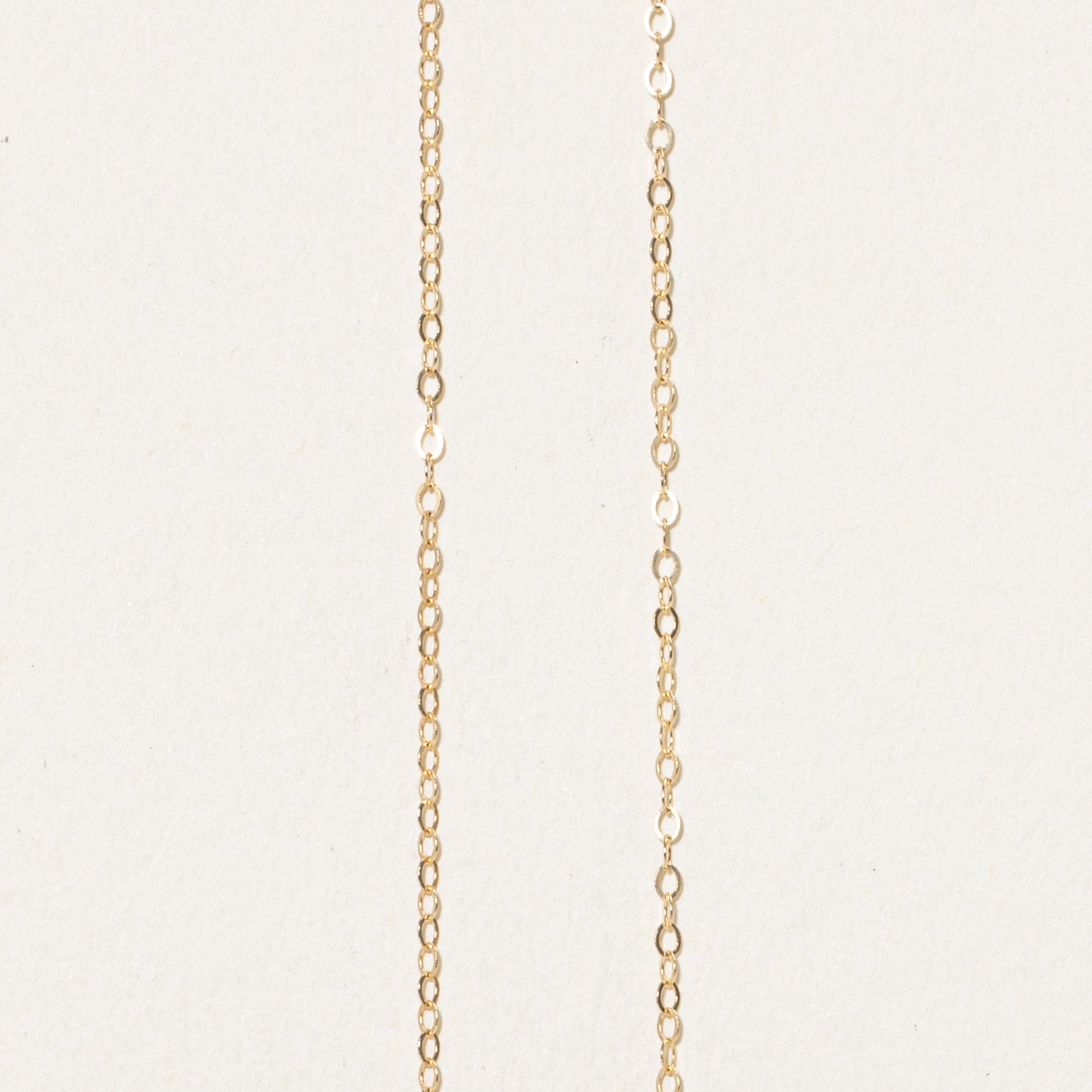 14k Two Tone Diamond Satellite Butterfly Pendant Necklace | 15"