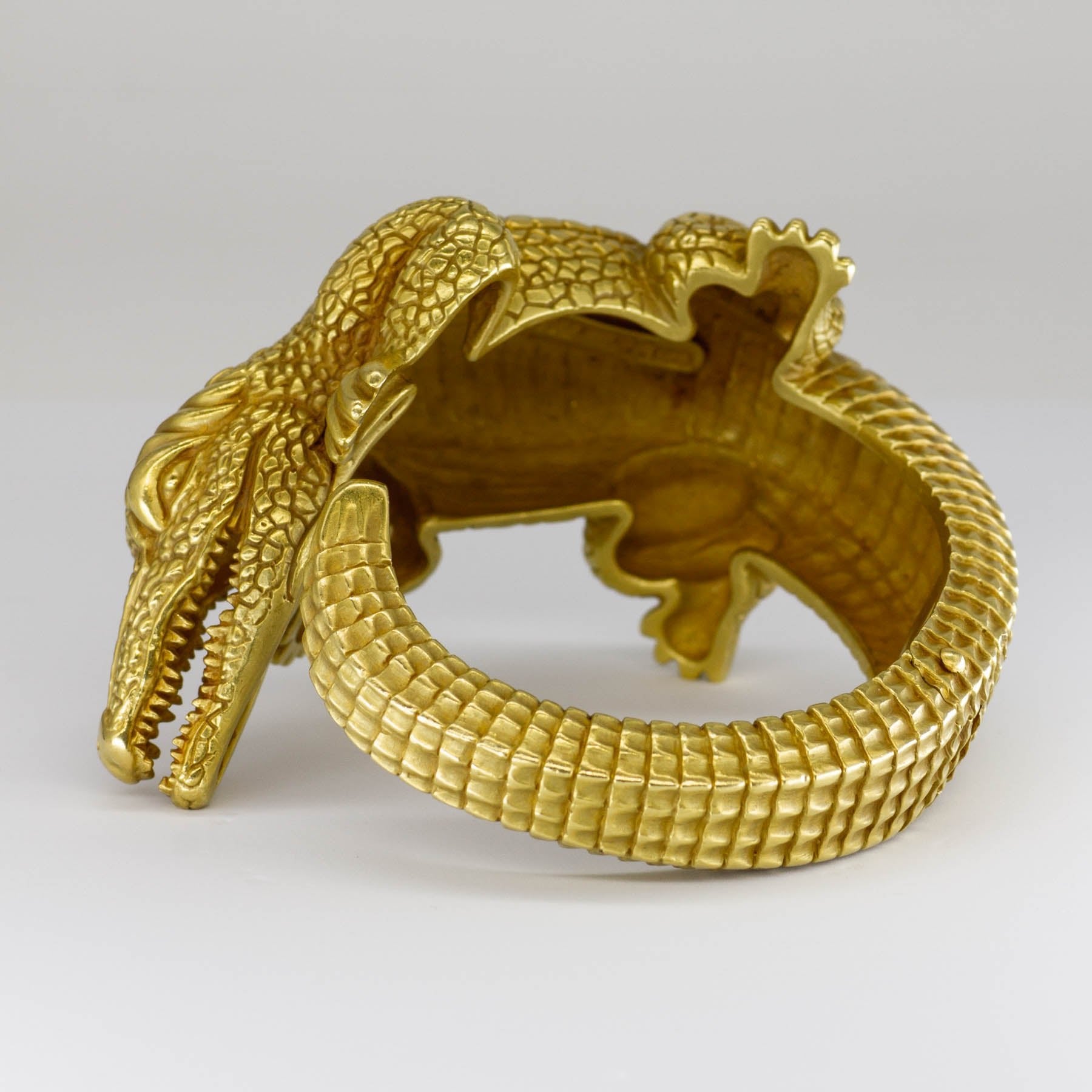 'Barry Kieselstein' Cord Alligator Cuff Bracelet | 6.5