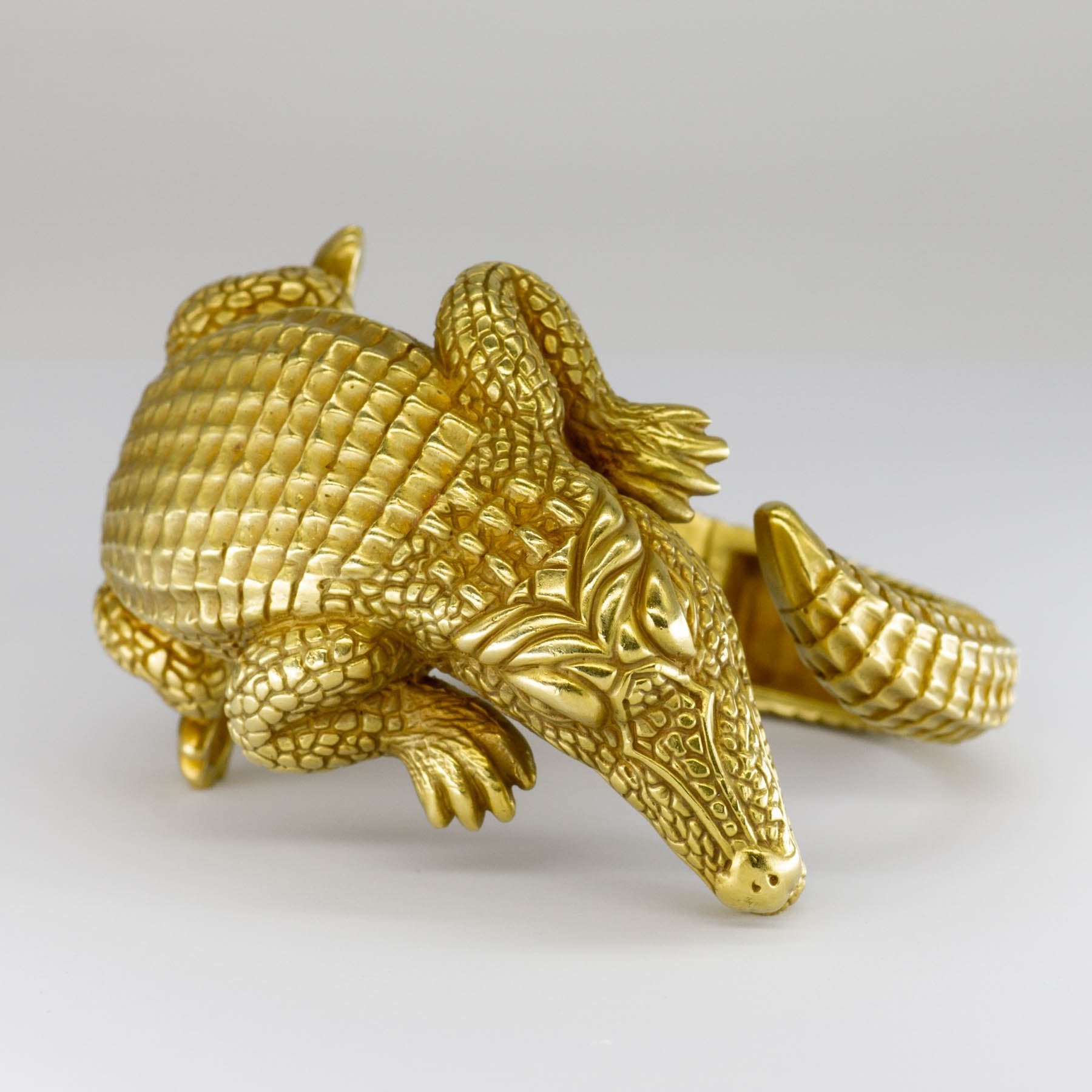 'Barry Kieselstein' Cord Alligator Cuff Bracelet | 6.5" | - 100 Ways