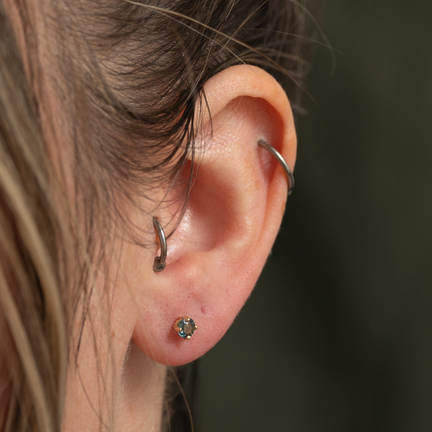 '100 Ways' Solitaire Sapphire Studs | 0.53ctw