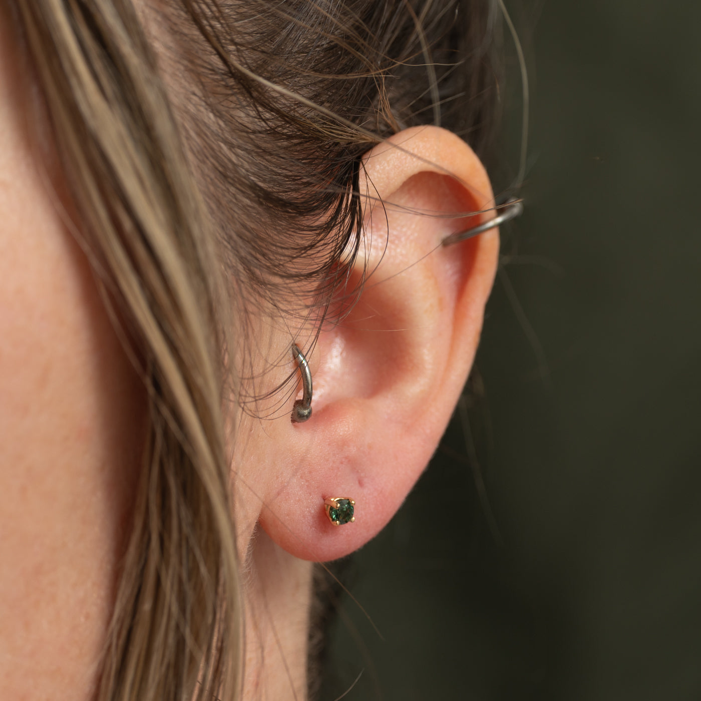 '100 Ways' Solitaire Sapphire Studs | 0.42ctw