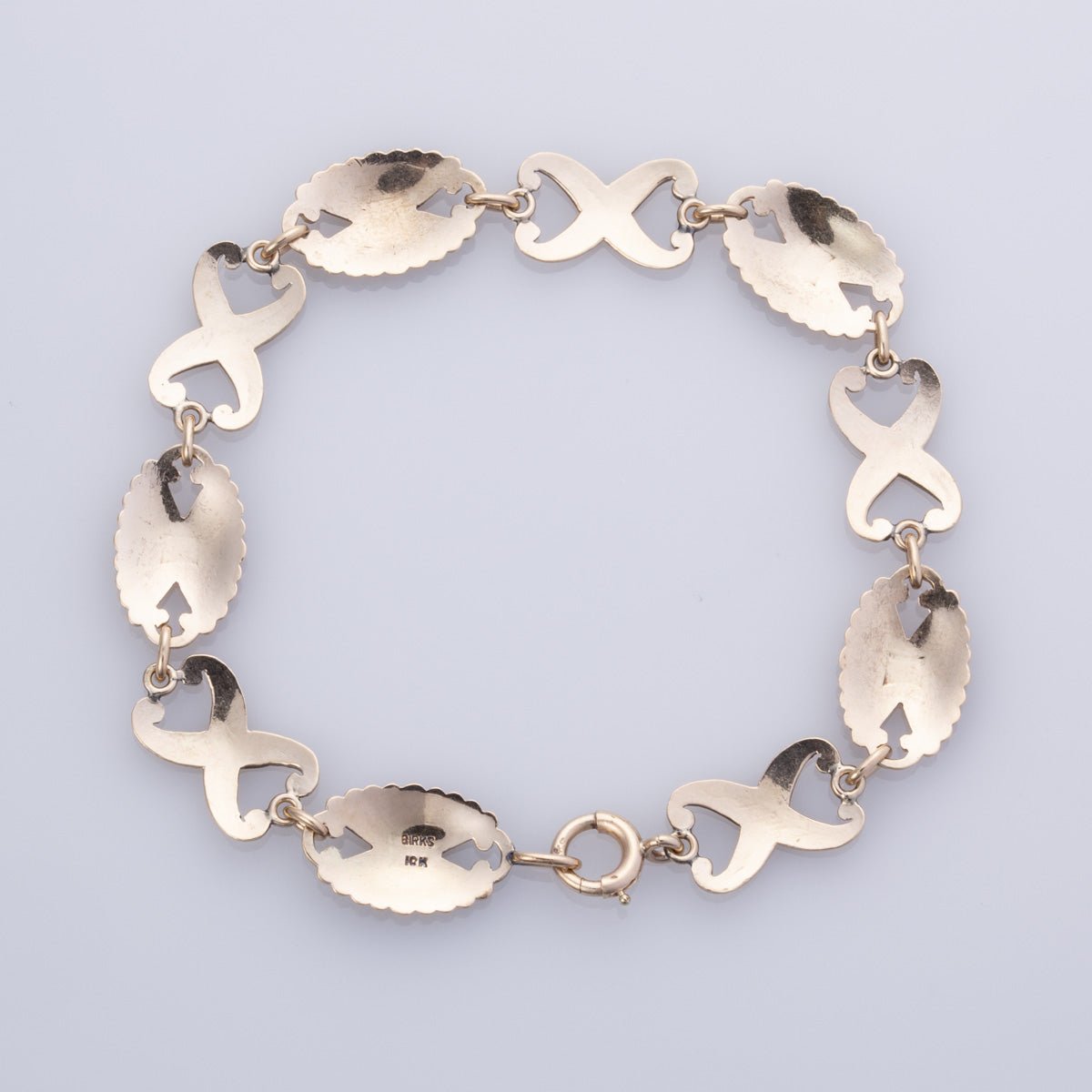 'BIRKS' 10k Yellow Gold Bracelet | 7" | - 100 Ways