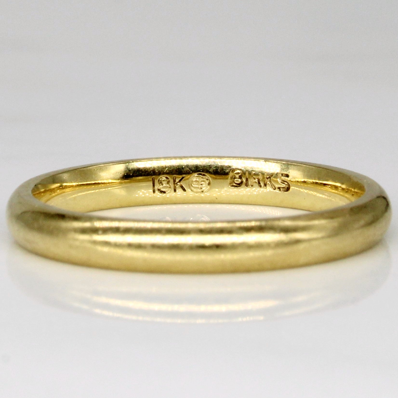 'Birks' 18k Yellow Gold Band | SZ 6 | - 100 Ways