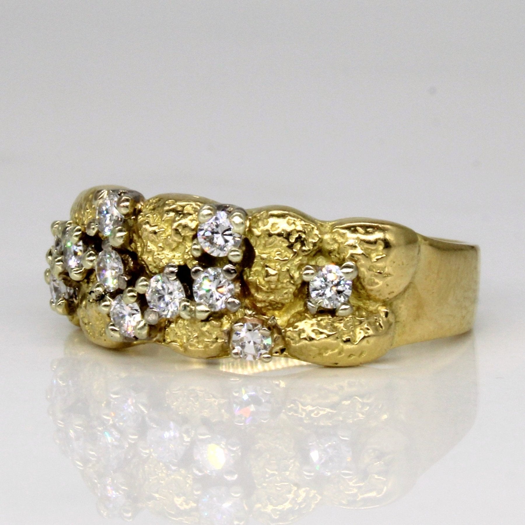 'Birks' Abstract Diamond Ring | 0.42ctw | SZ 8 | - 100 Ways