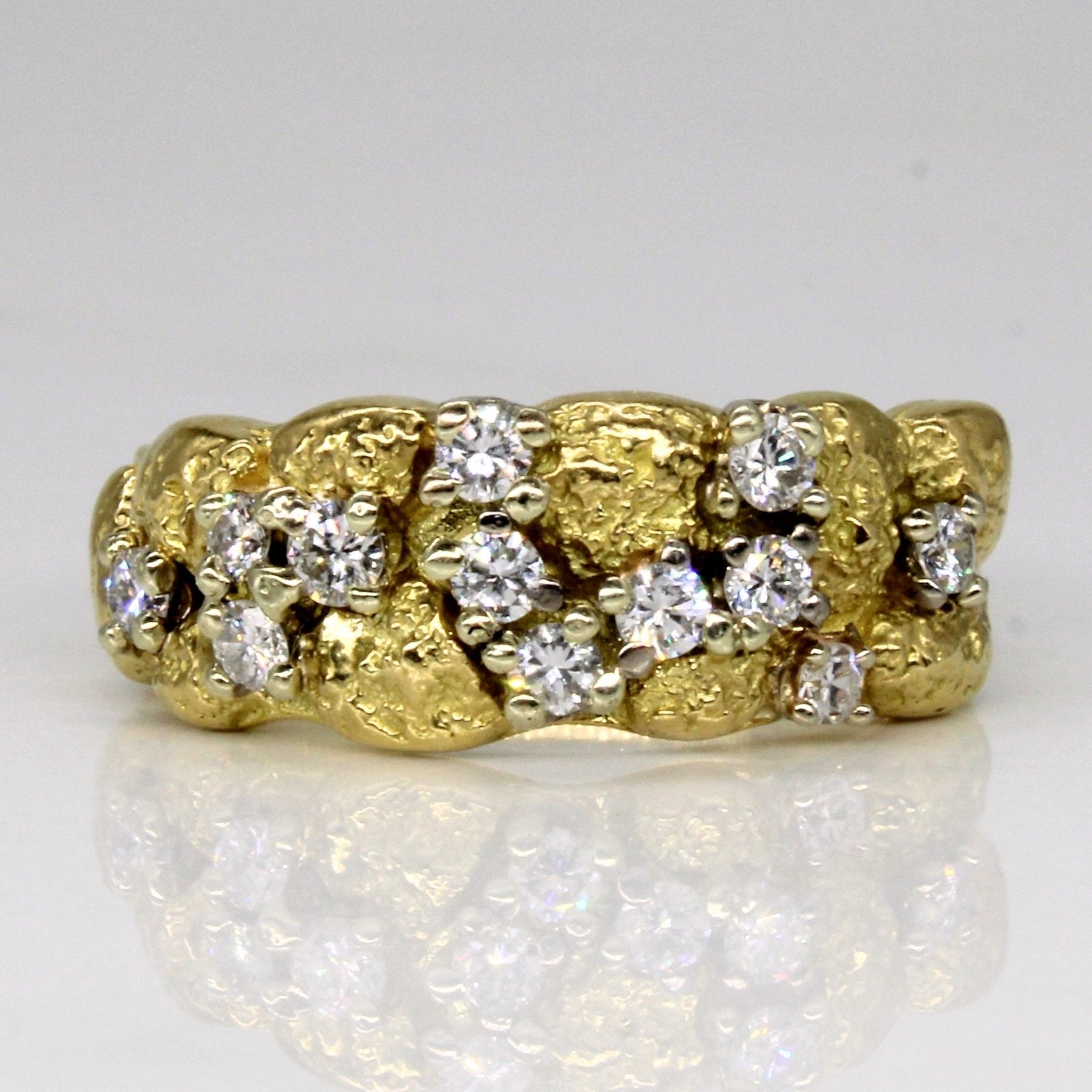 'Birks' Abstract Diamond Ring | 0.42ctw | SZ 8 | - 100 Ways