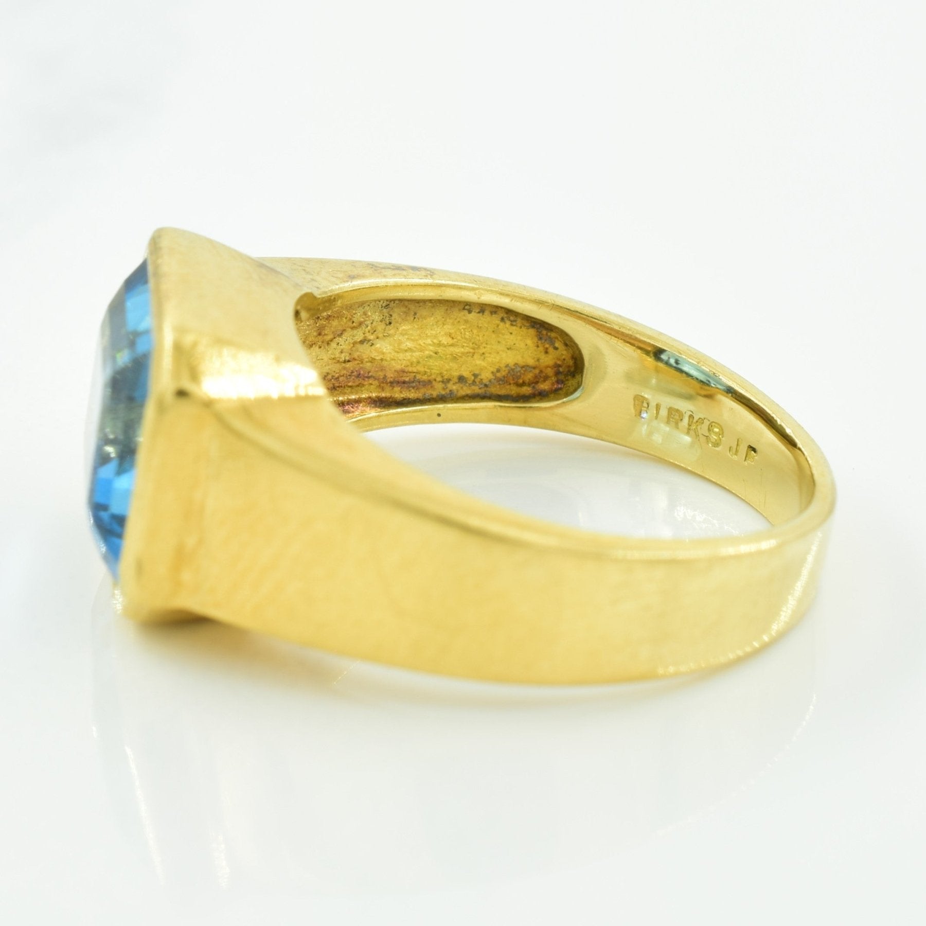 'Birks' Blue Topaz Ring | 5.60ct | SZ 7 | - 100 Ways