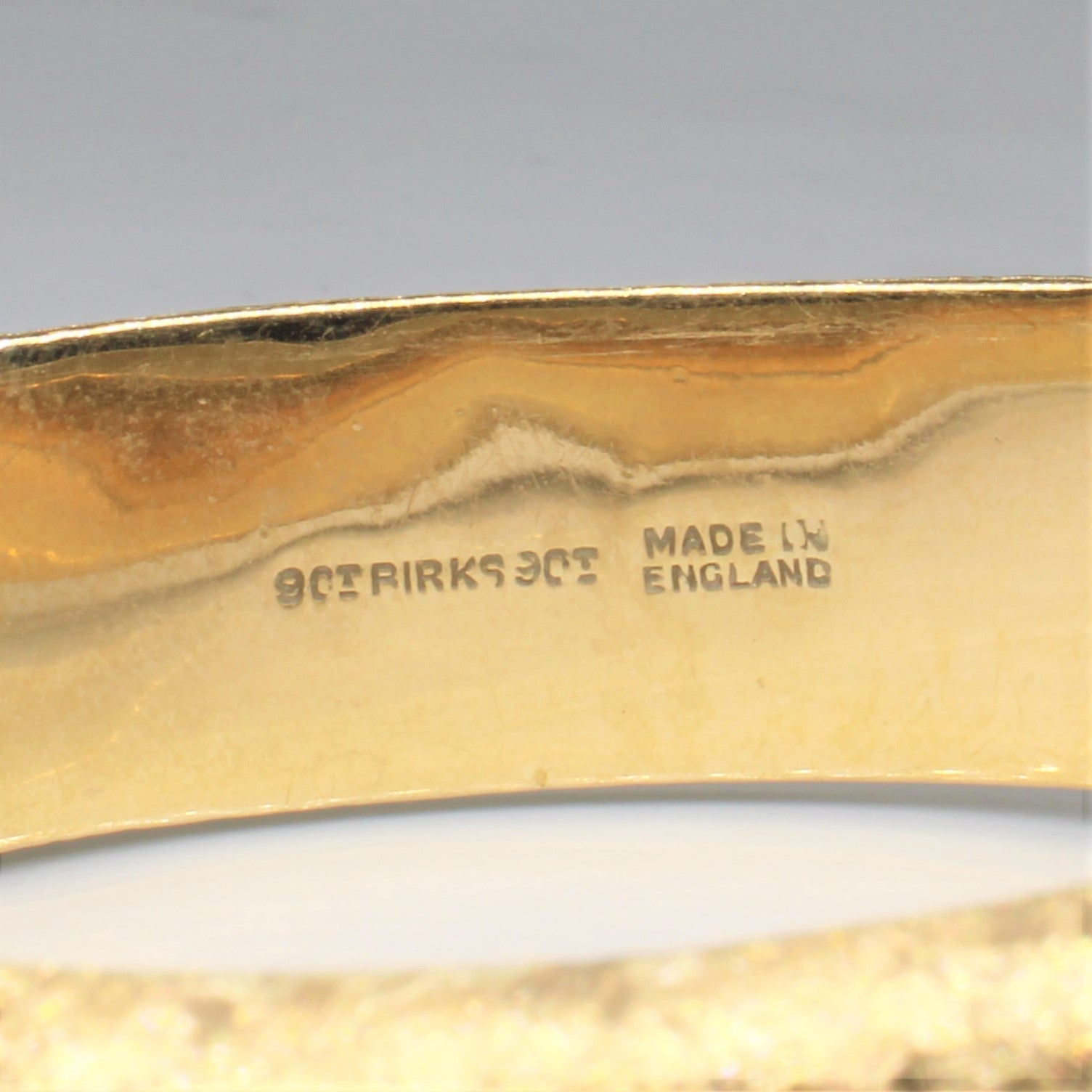 'Birks' Brushed Pattern Bangle | 6" | - 100 Ways