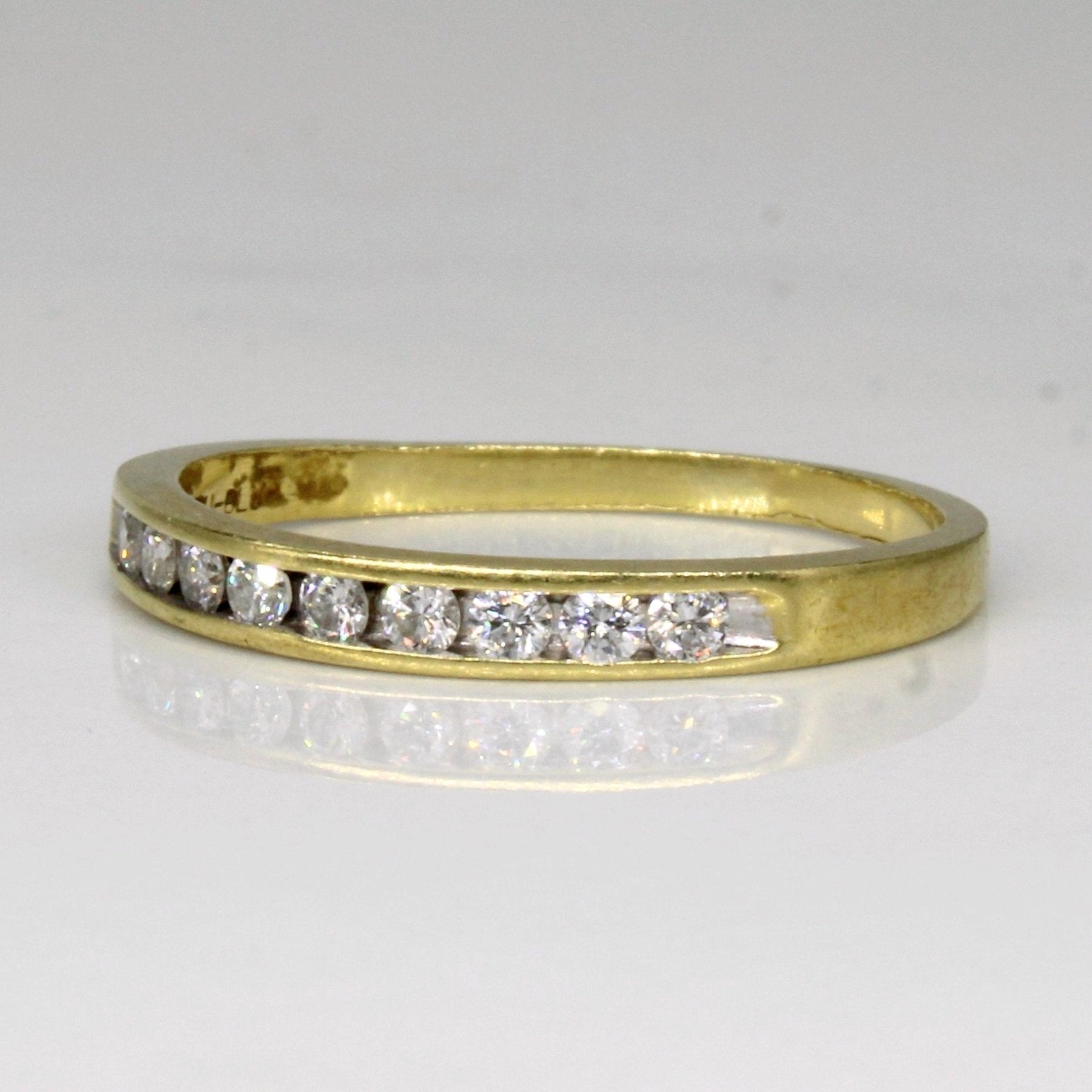 'Birks' Channel Set Diamond Ring | 0.18ctw | SZ 6.25 | - 100 Ways