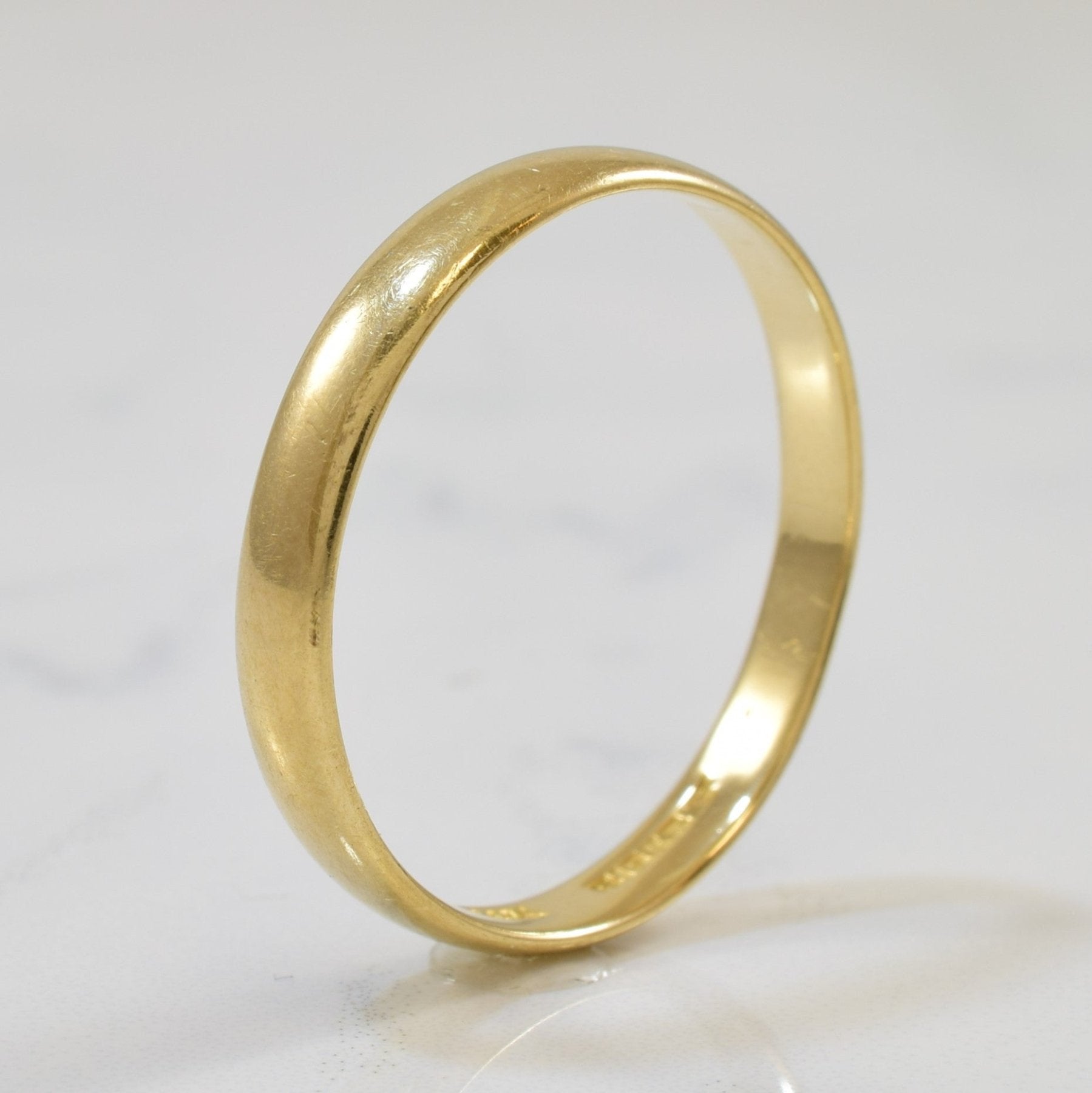 'Birks' Classic Yellow Gold Band | SZ 12.25 | - 100 Ways