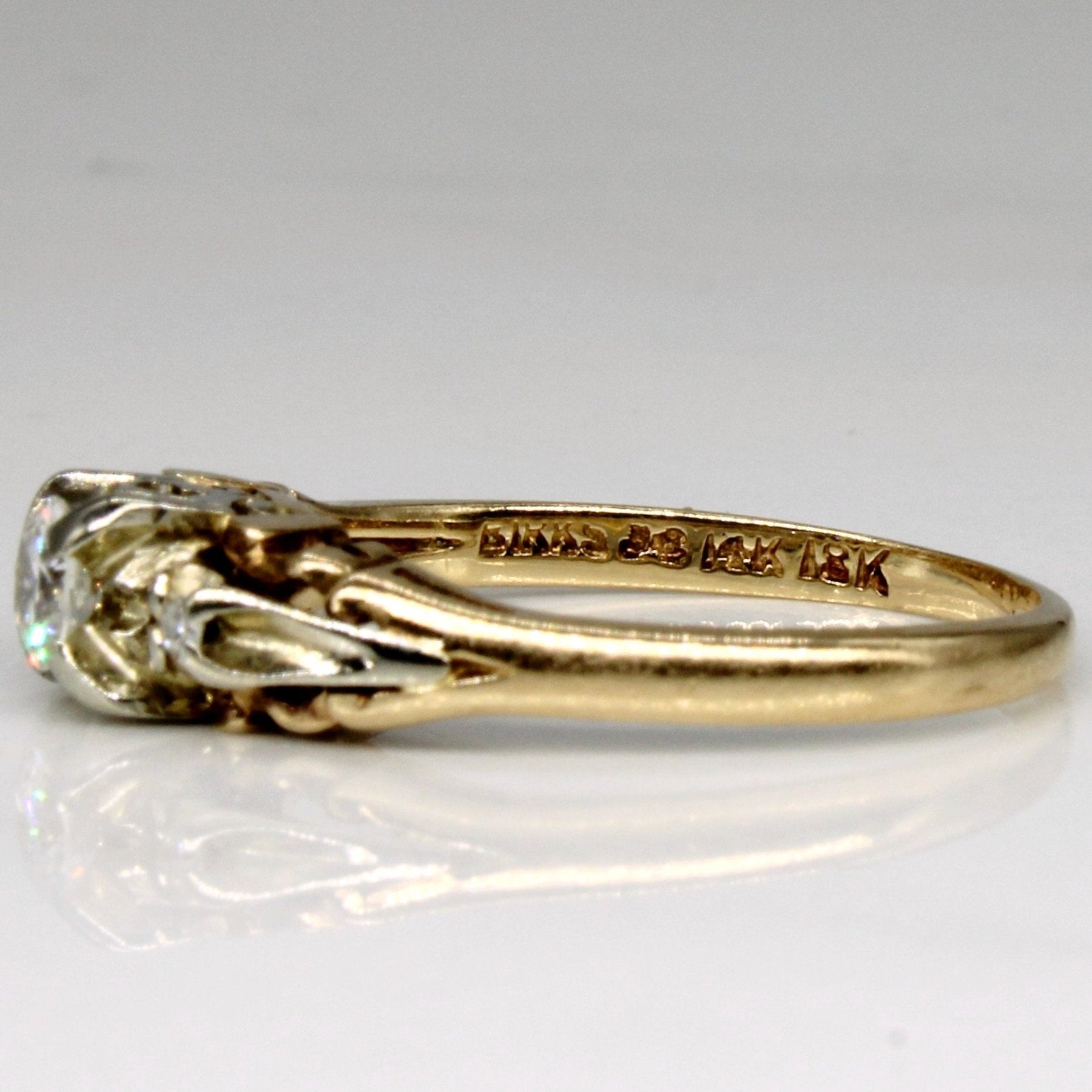 'Birks' Diamond Engagement Ring | 0.22ctw | SZ 6 | - 100 Ways