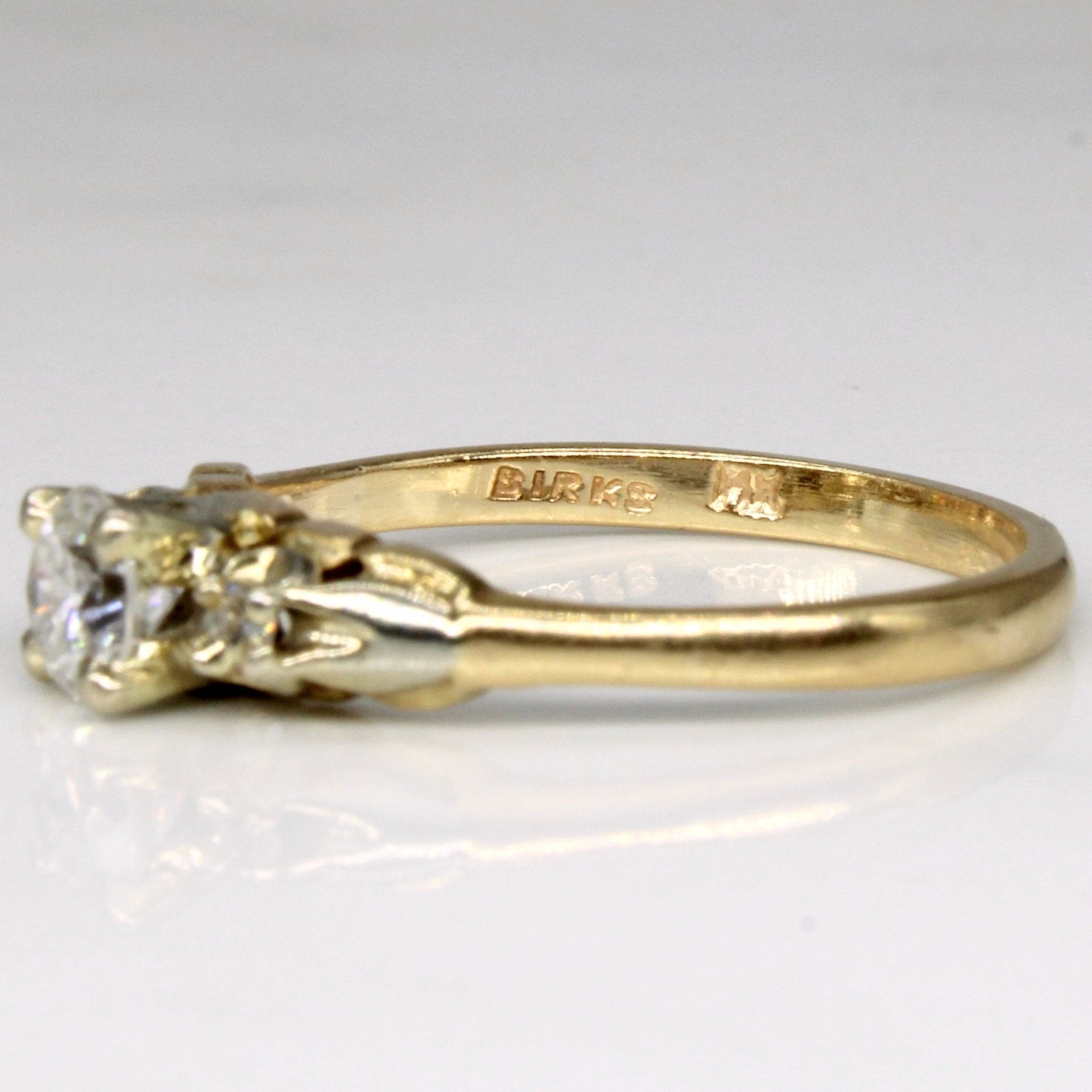 'Birks' Diamond Engagement Ring | 0.40ctw | SZ 6.75 | - 100 Ways