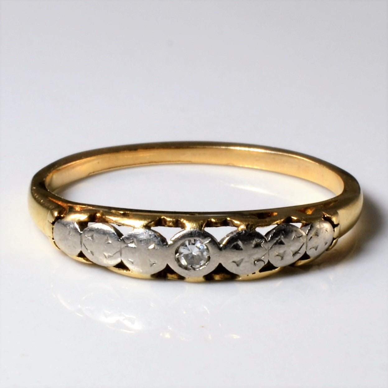 'Birks' Mid Century Diamond Band | 0.02ct | SZ 6 | - 100 Ways
