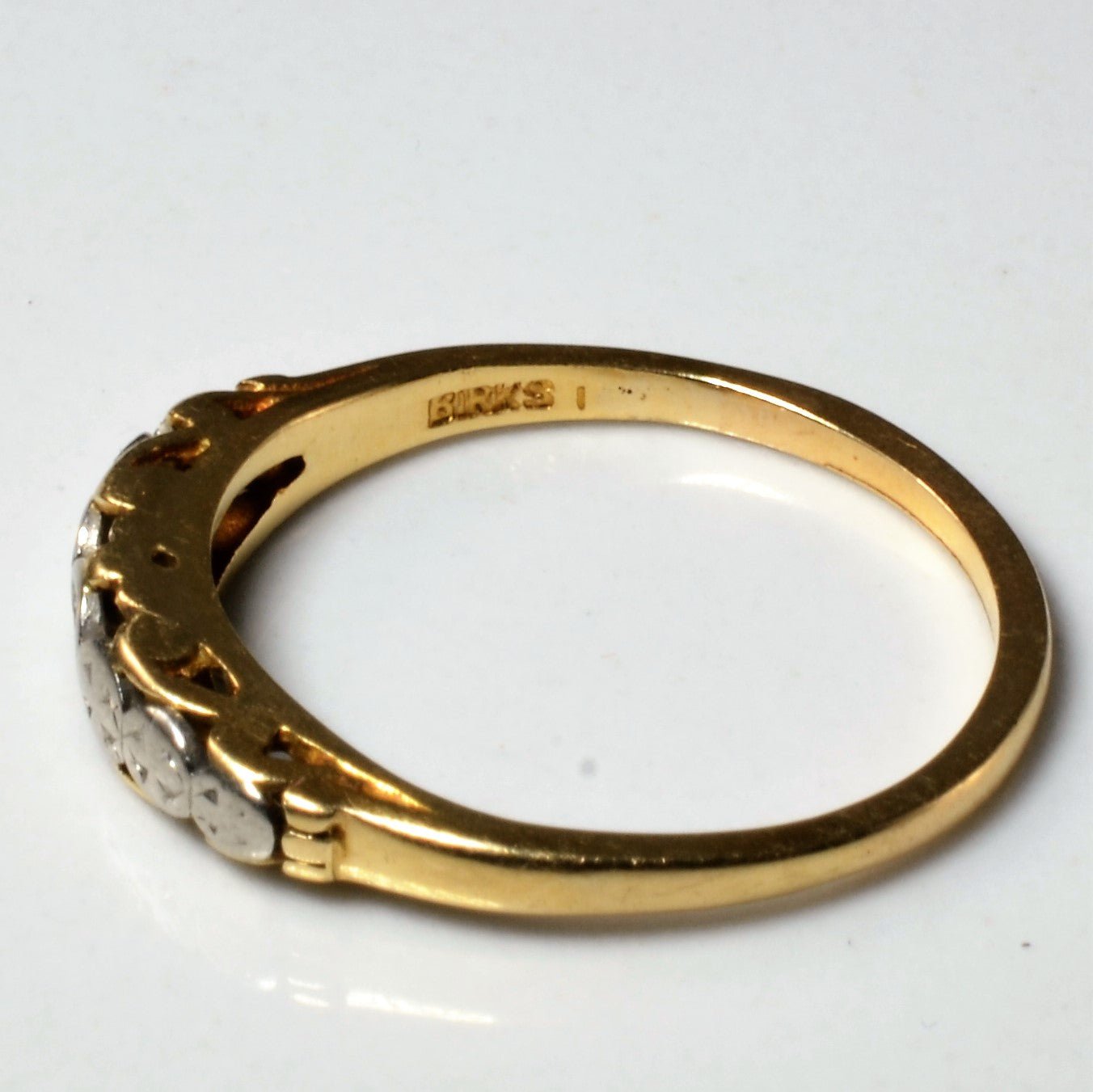 'Birks' Mid Century Diamond Band | 0.02ct | SZ 6 | - 100 Ways