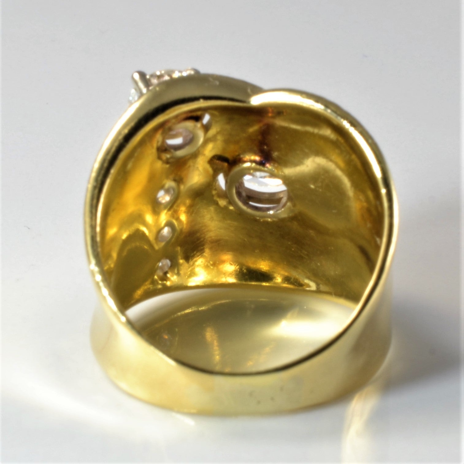 'Birks' Modern Toi et Moi Style Cocktail Ring | 1.32ctw | SZ 7.25 | - 100 Ways