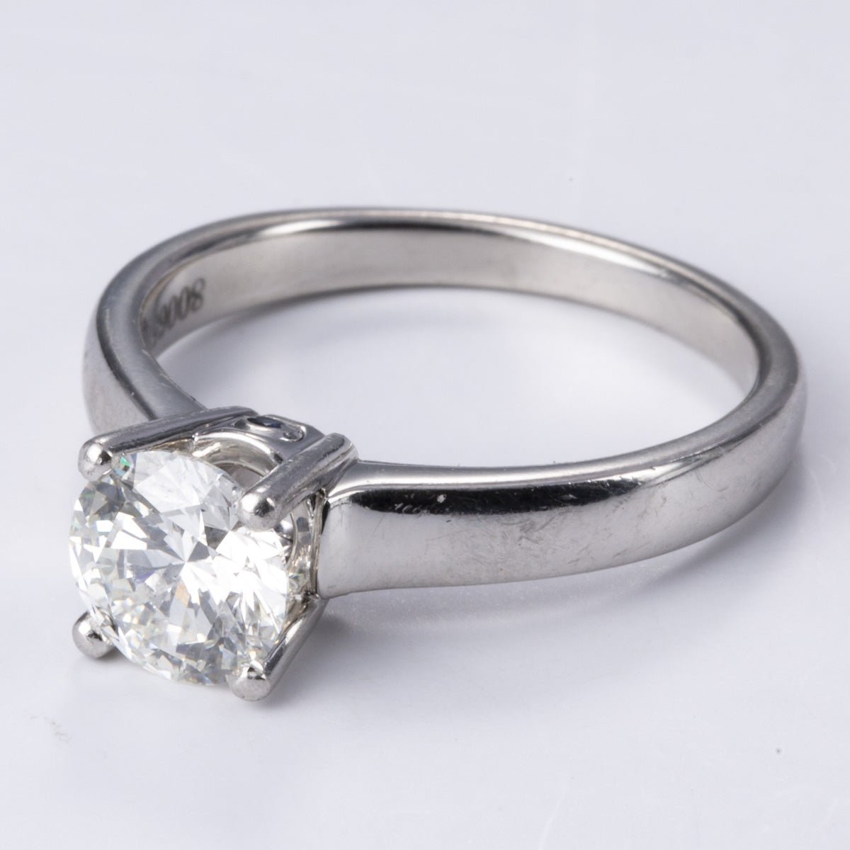 'Birks' Platinum GIA Certified Canadian Diamond Solitaire Ring | 1.51ct VS2 I Ex | SZ 8.5 - 100 Ways