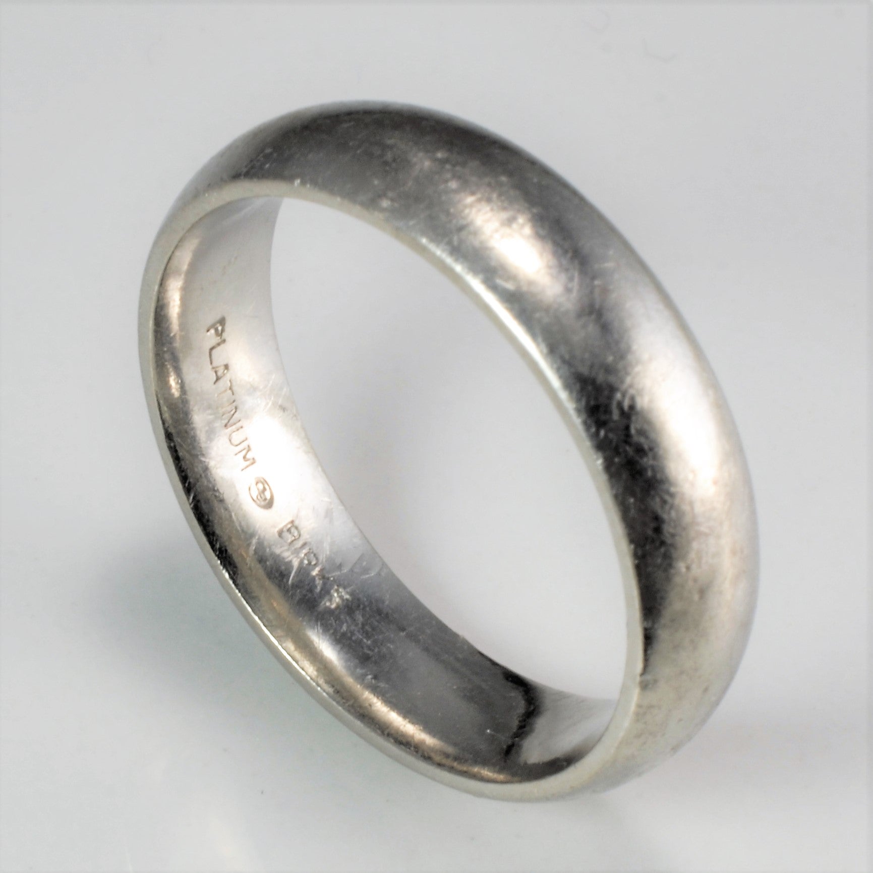 'Birks' Platinum Men's Wedding Band | 11.5 | - 100 Ways