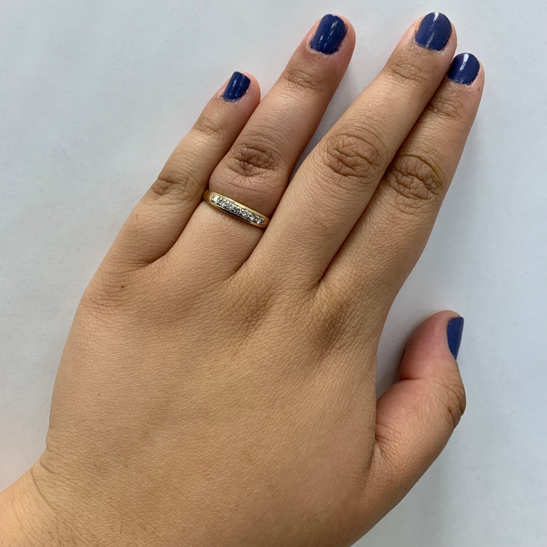 'Birks' Semi Eternity Diamond Ring | 0.21ctw | SZ 9 | - 100 Ways