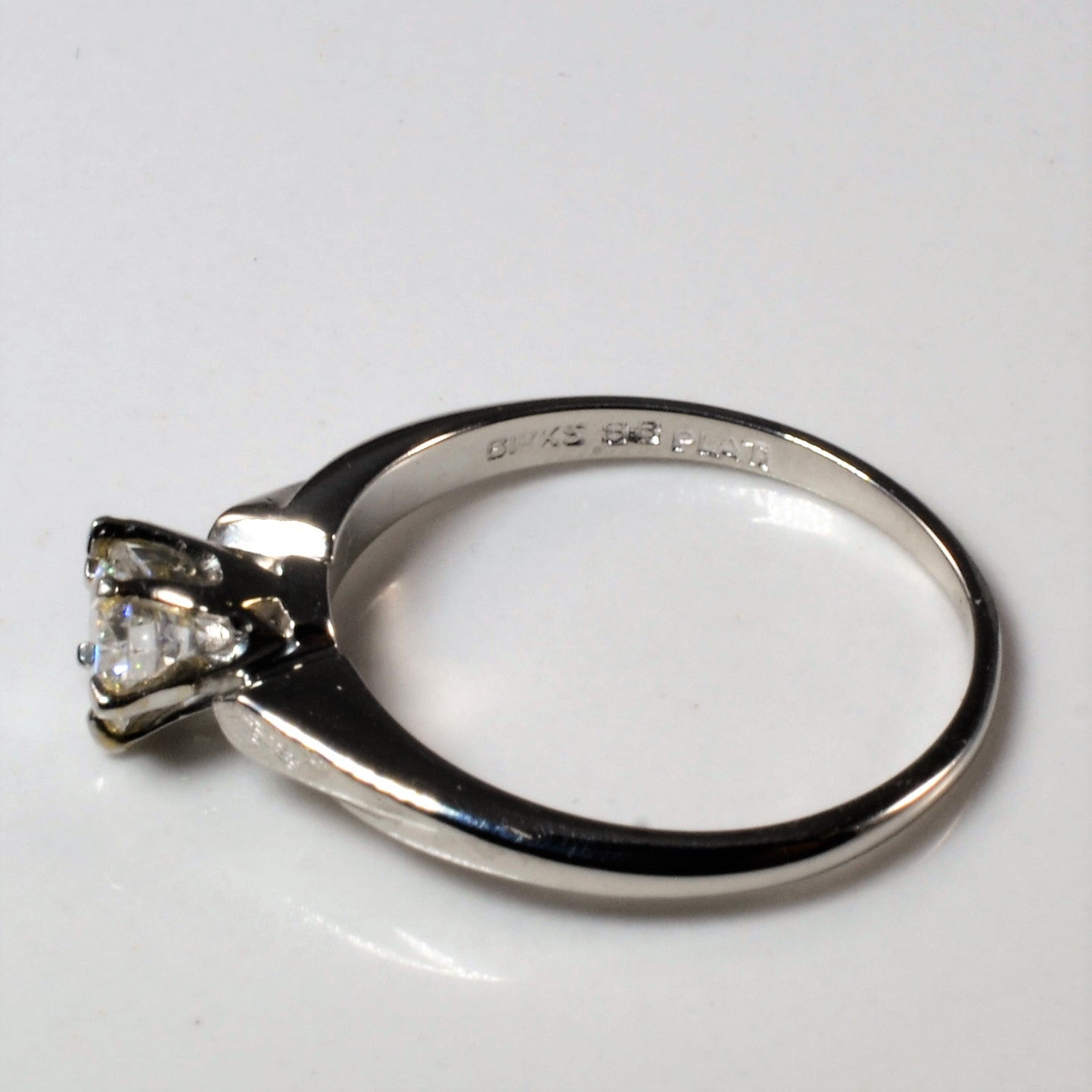 'Birks' Six Prong Platinum Solitaire Diamond Ring | 0.40ct | SZ 5.5 | - 100 Ways