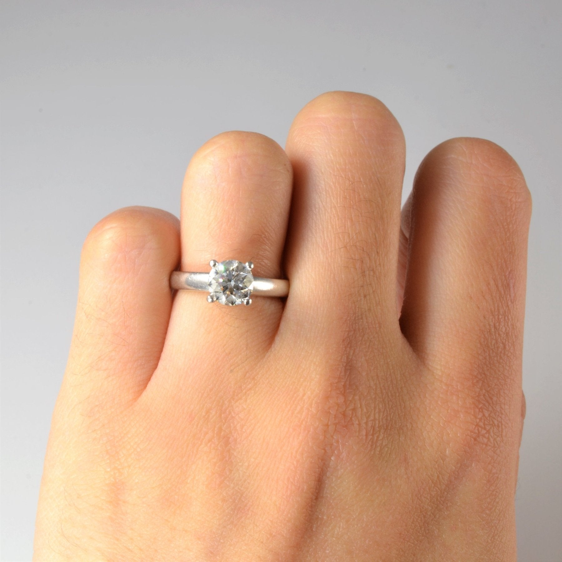 'Birks' Solitaire Diamond Engagement Ring | 1.10ct | SZ 4 | - 100 Ways