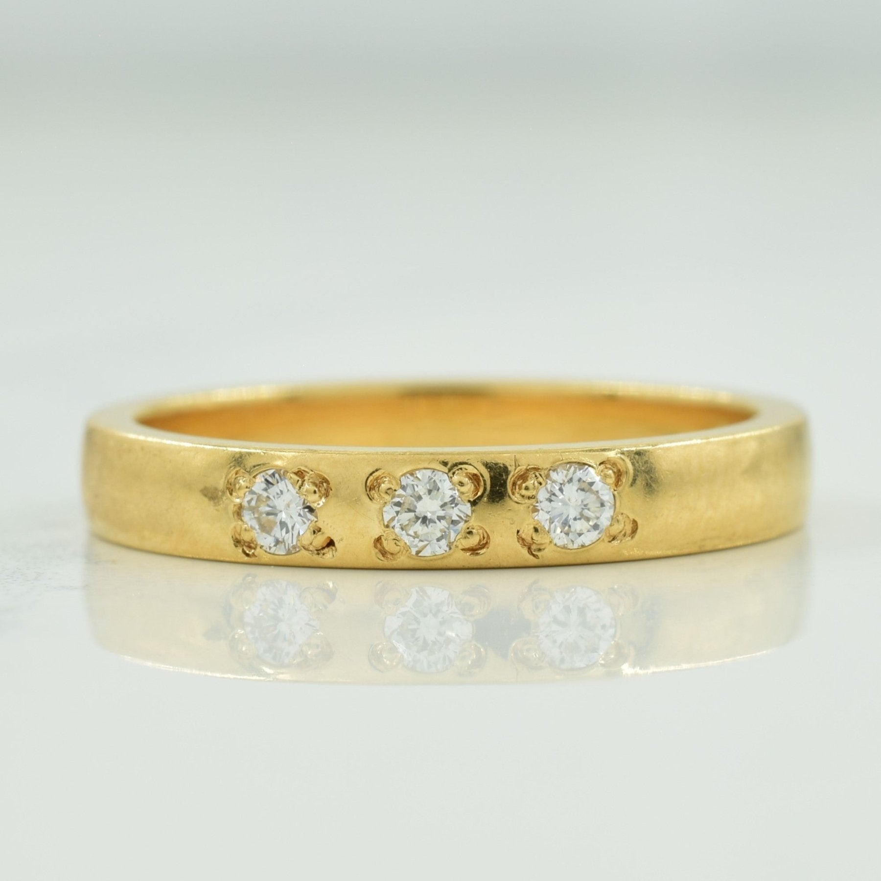 'Birks' Three Stone Diamond Ring | 0.09ctw | SZ 6 | - 100 Ways