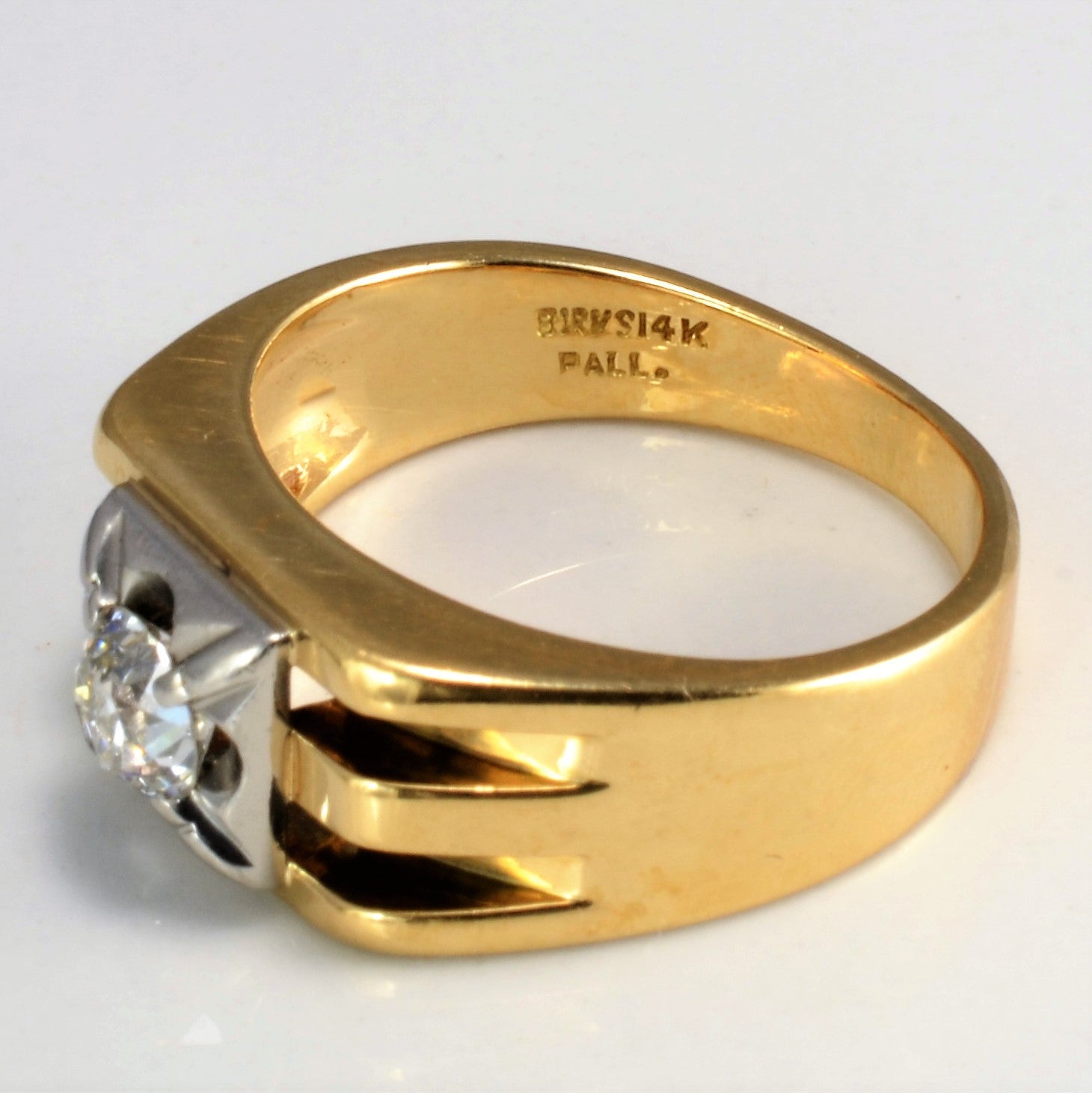 'Birks' Wide Diamond Ring | 0.64ct | SZ 9.25 | - 100 Ways