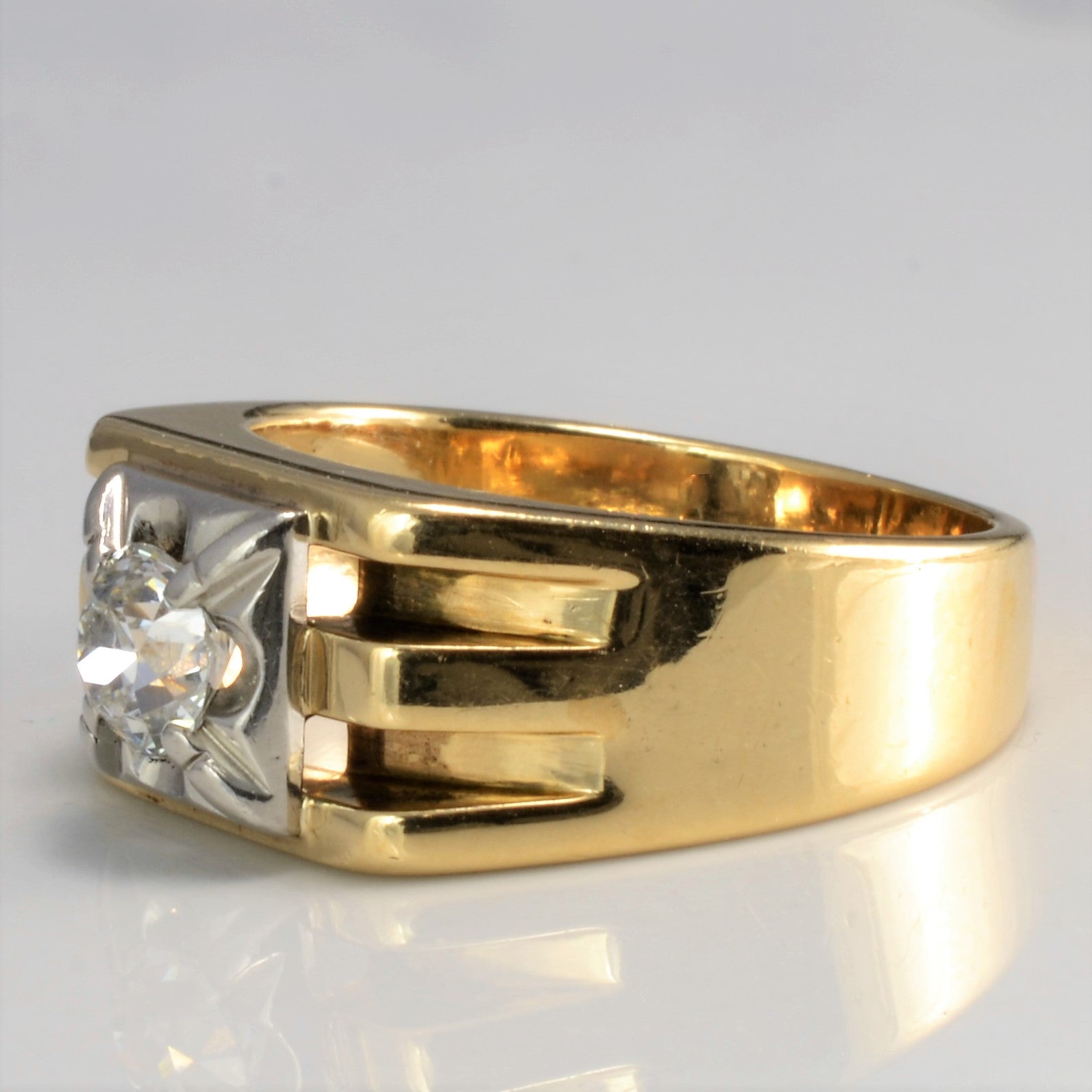 'Birks' Wide Diamond Ring | 0.64ct | SZ 9.25 | - 100 Ways